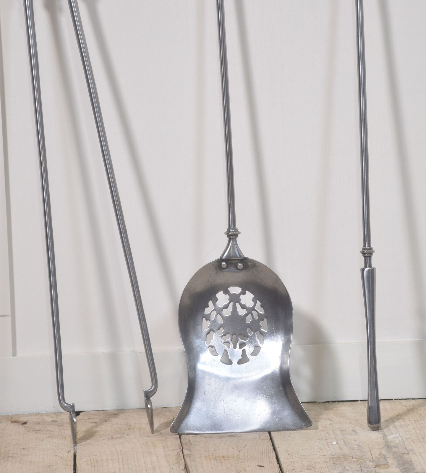 Polished Steel Triple Companion Fire Tools photo 594.0