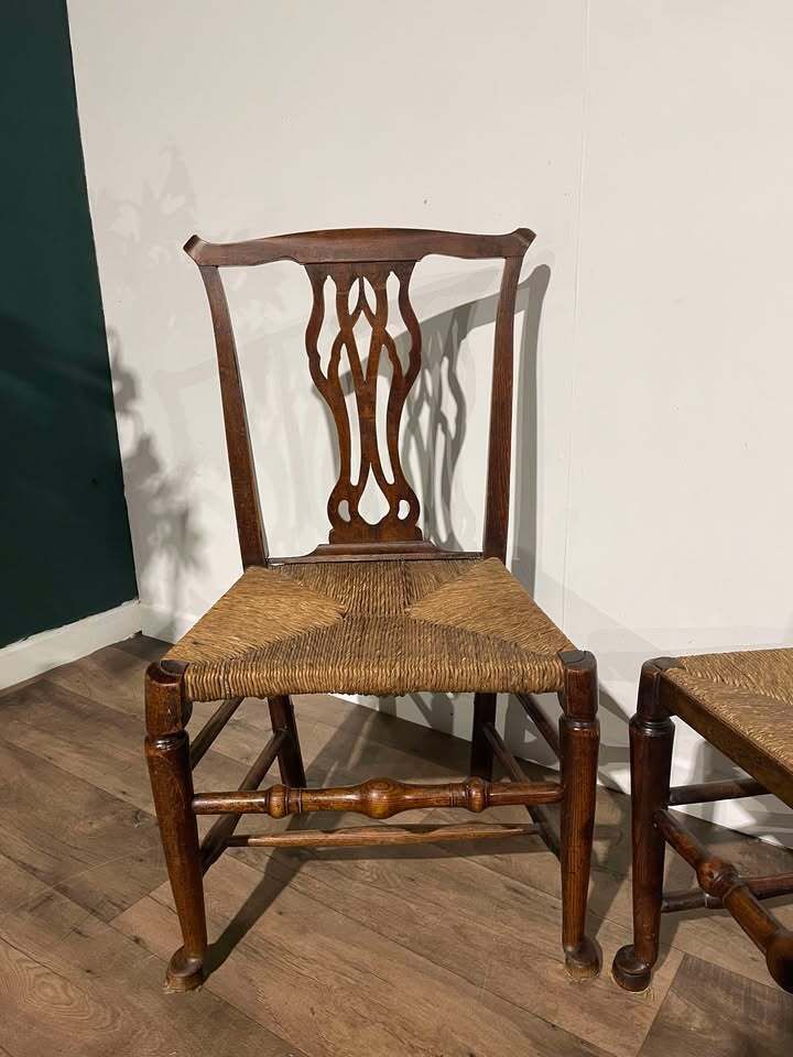 Near Pair Of Victorian Oak Chairs photo 269.0