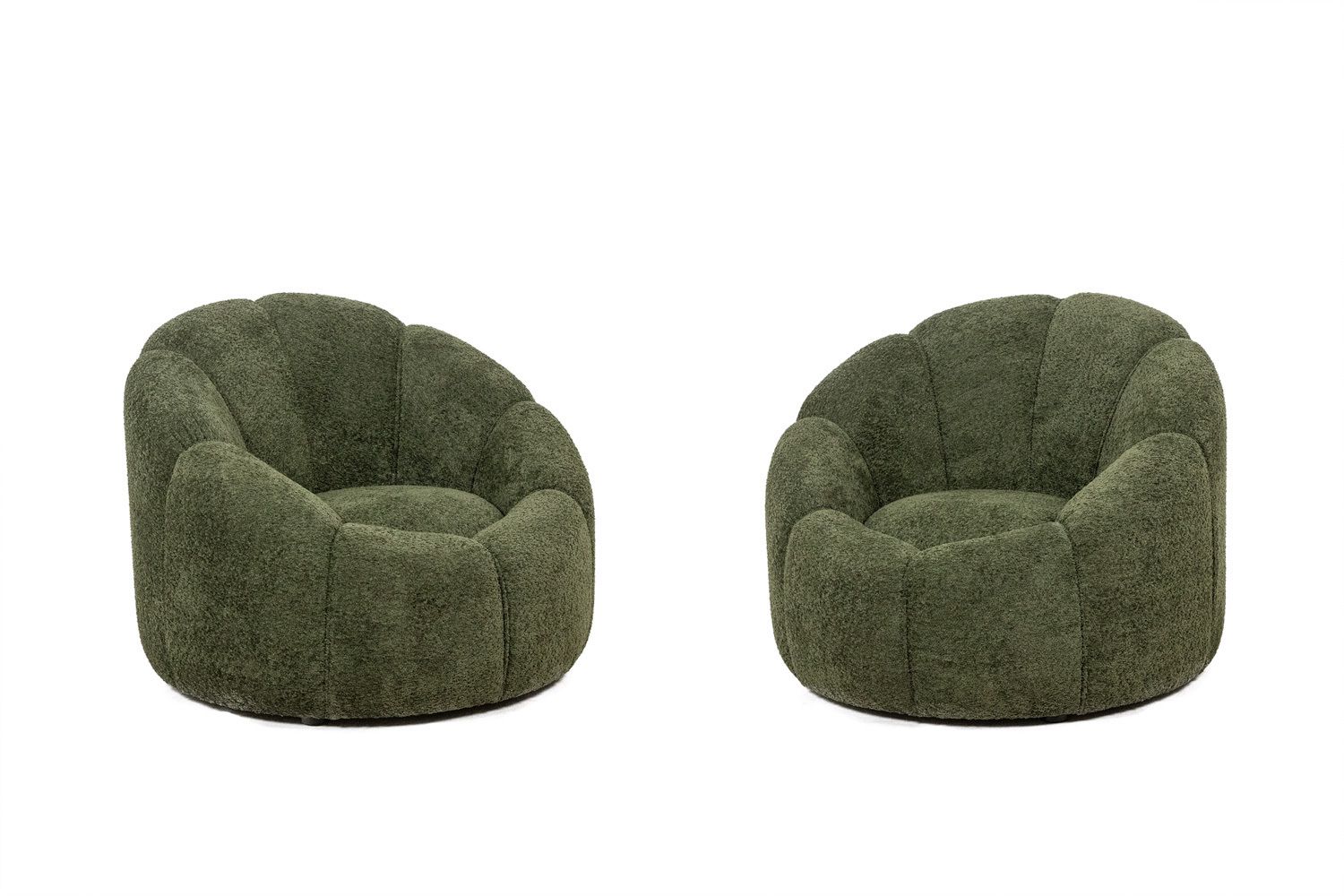 Pair Of Armchairs In Tulle Fabric. Contemporary.