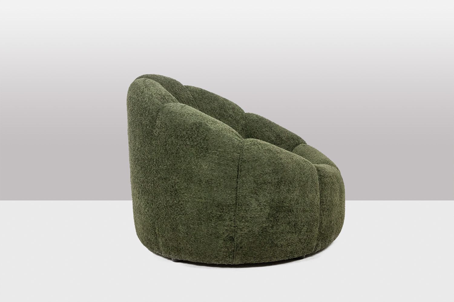photo for sale Pair Of Armchairs In Tulle Fabric. Contemporary.