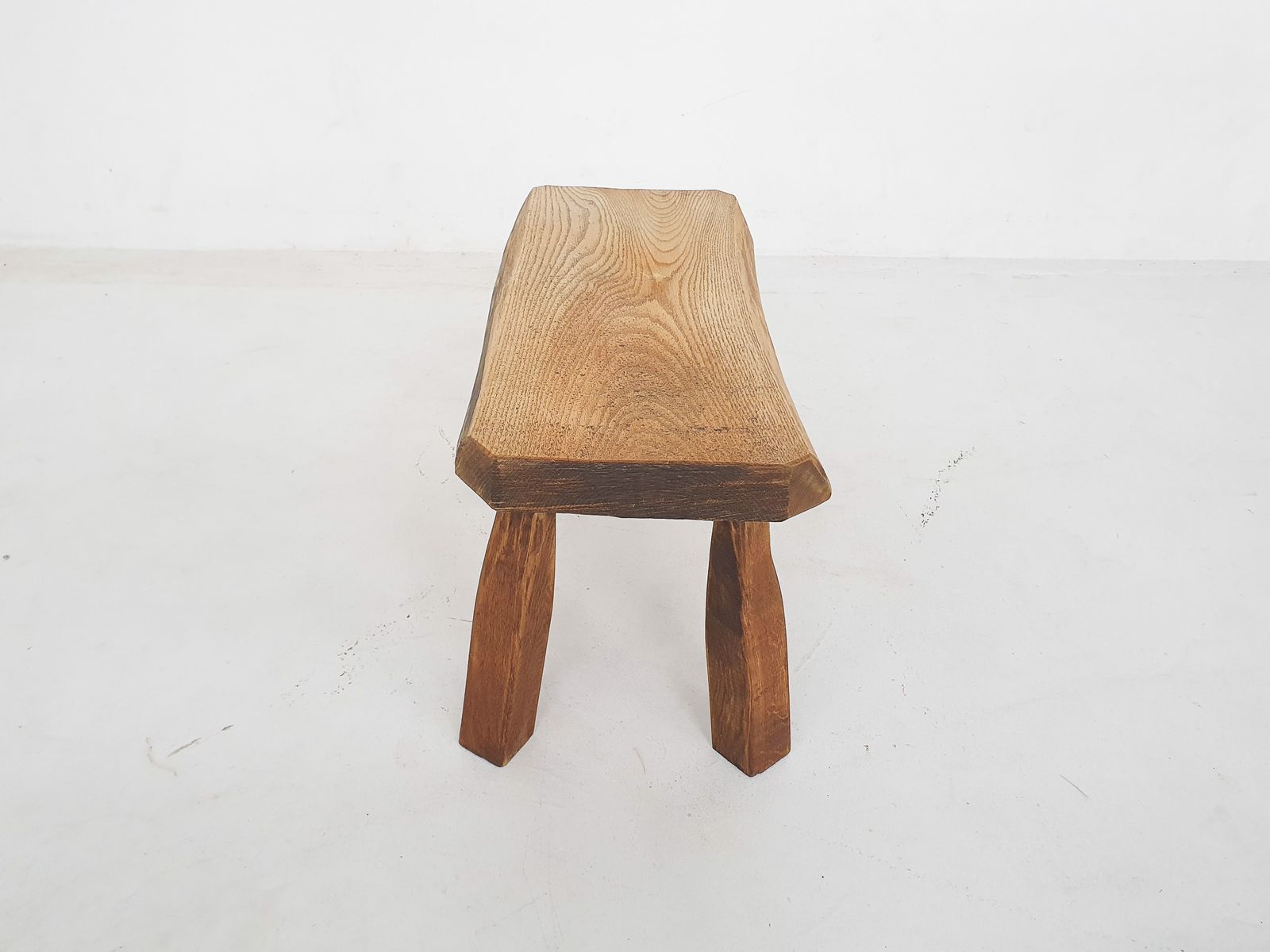 Solid Oak Side Table, The Netherlands 1970's photo furniture