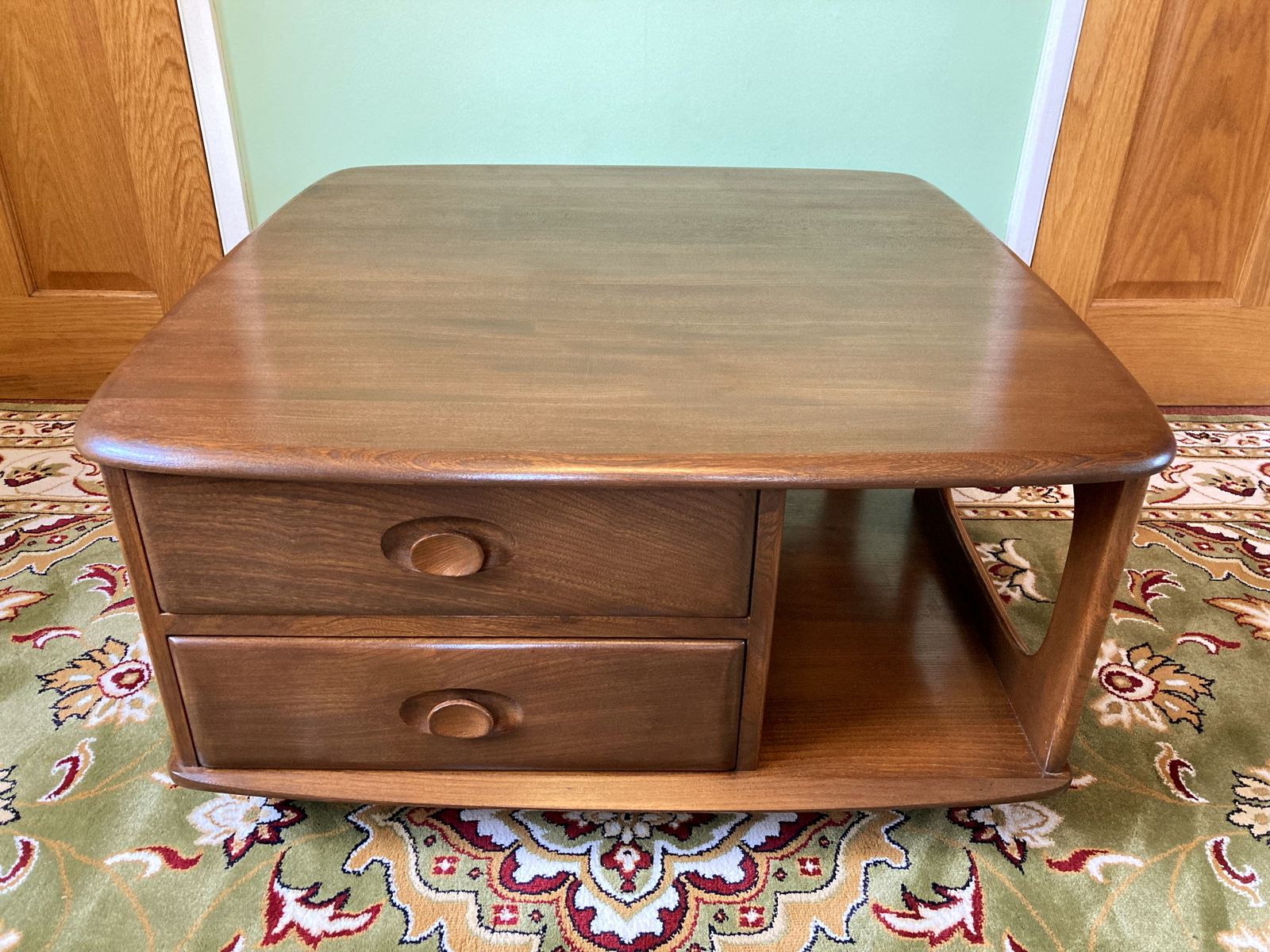 An Ercol Pandora Coffee Table In Golden Dawn Colour.