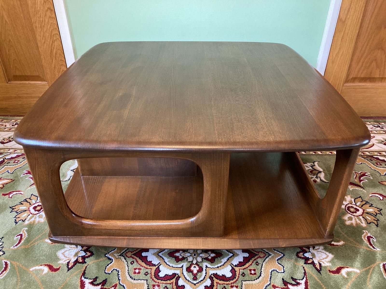 An Ercol Pandora Coffee Table In Golden Dawn Colour. photo vintage