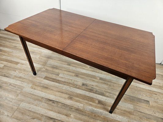 Scandinavian Style Extendable Teak Dining Table, 1970s photo for sale