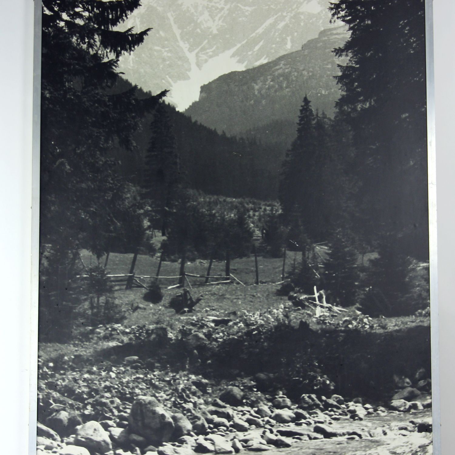 Huge Wall Art Photograph, Czechoslovakia 1970s photo vinterior