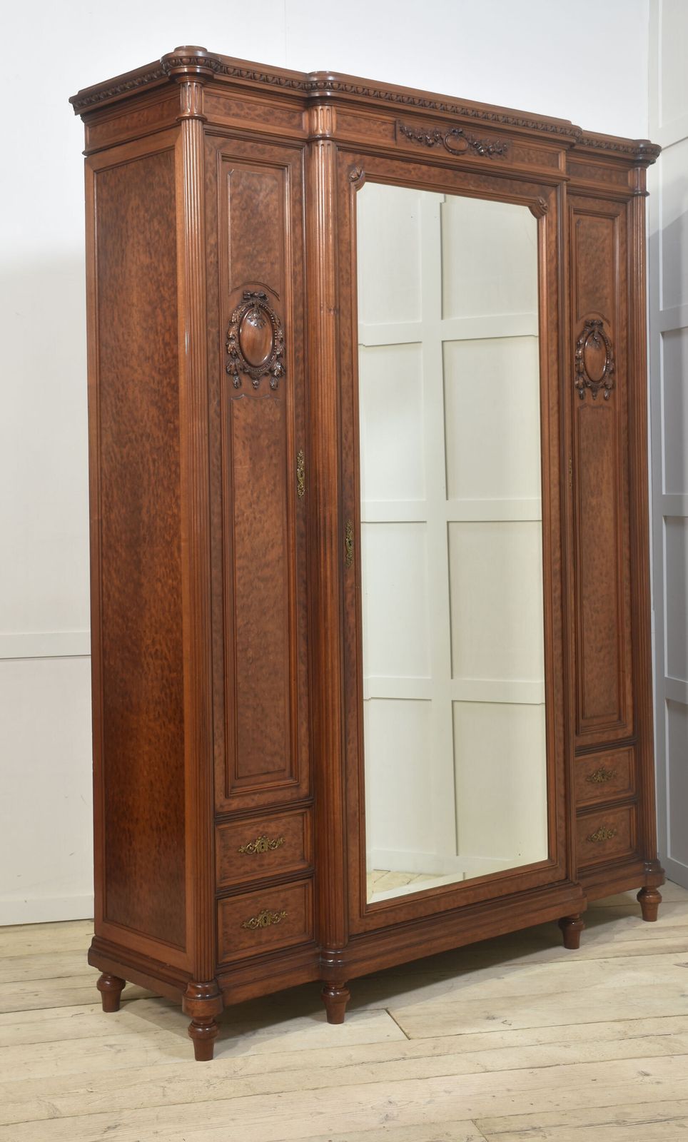 photo for sale French Louis XVI Mahogany Armoire