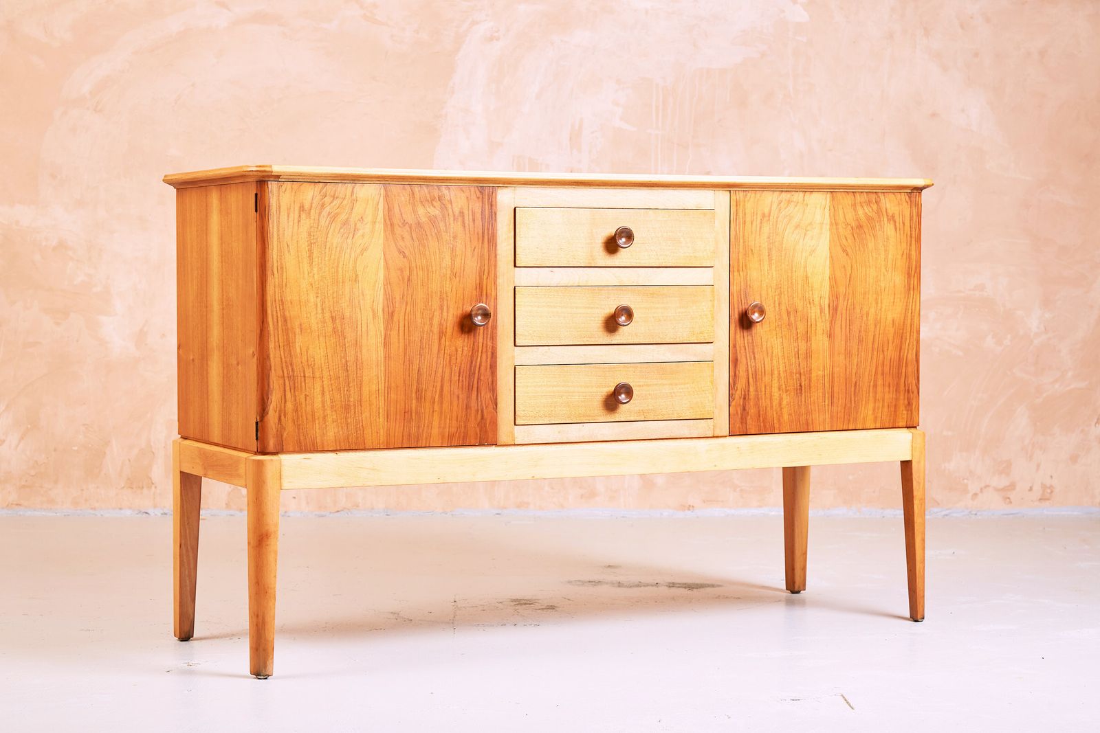 Gordon Russell Walnut Sideboard For Heals Of London 1960s
