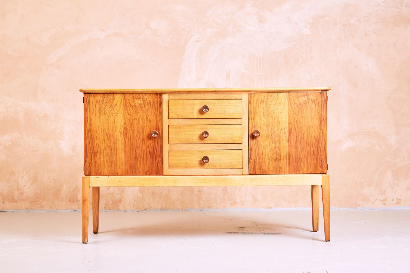 Gordon Russell Walnut Sideboard For Heals Of London 1960s photo furniture