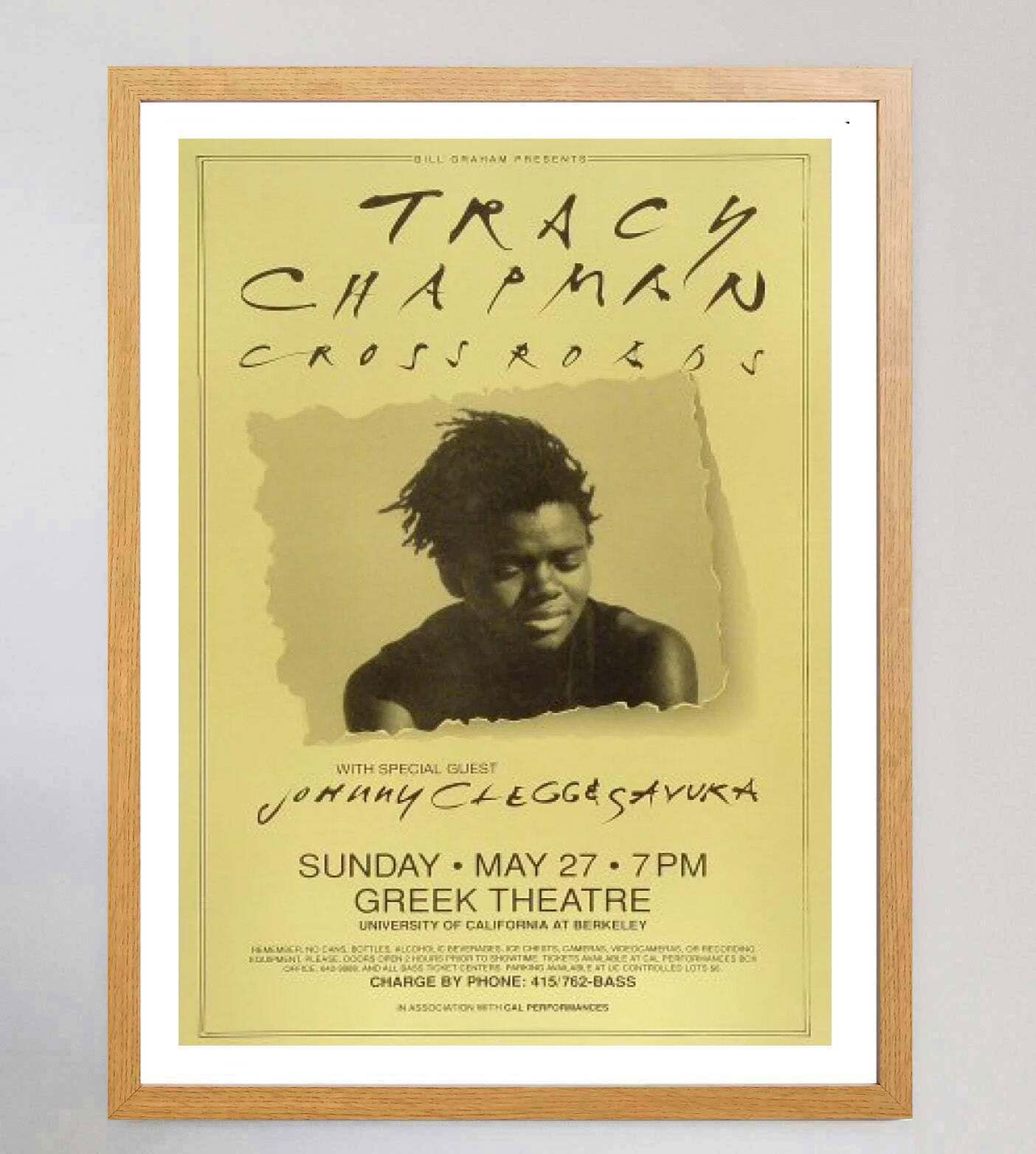Tracy Chapman   Greek Theatre Original Vintage Poster photo Art
