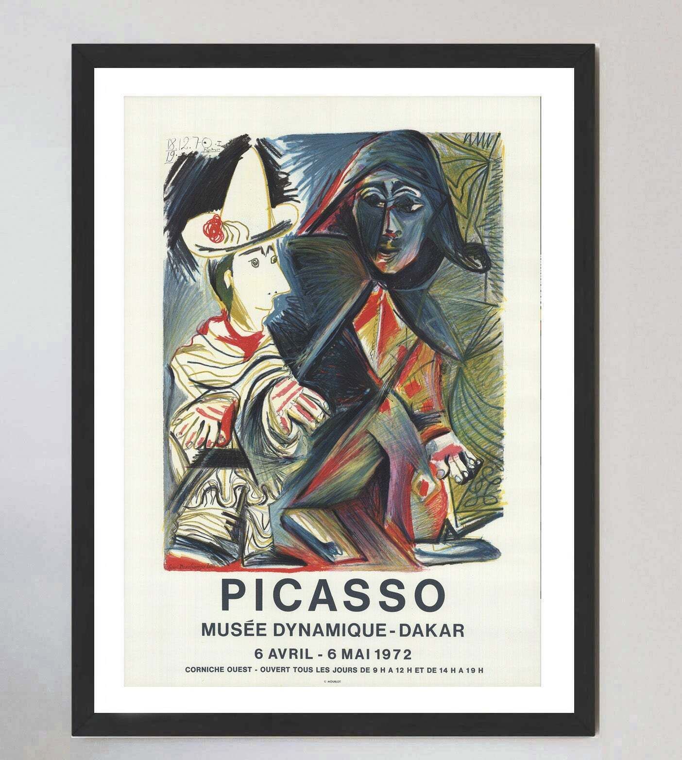Pablo Picasso   Musee Dynamique   Dakar Original Vintage Poster photo furniture