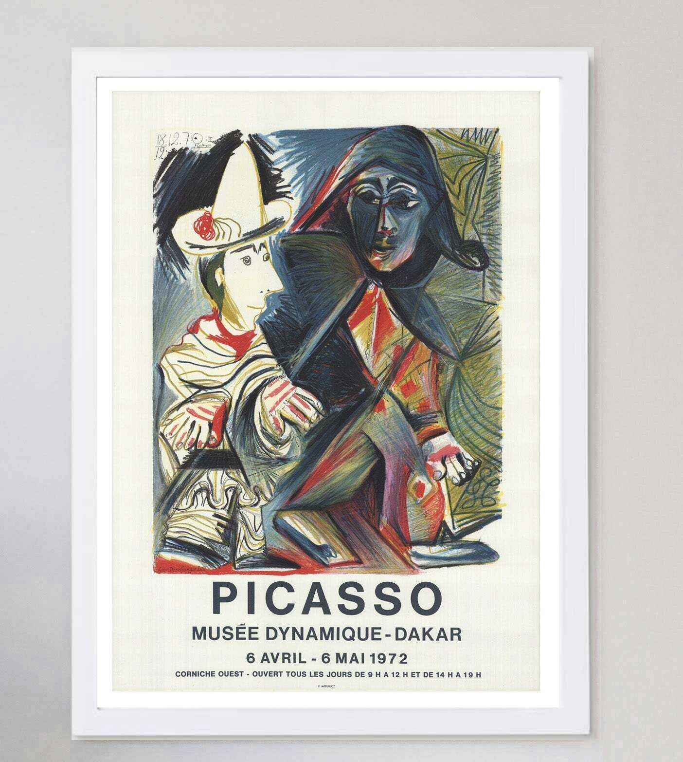 Pablo Picasso   Musee Dynamique   Dakar Original Vintage Poster photo for sale