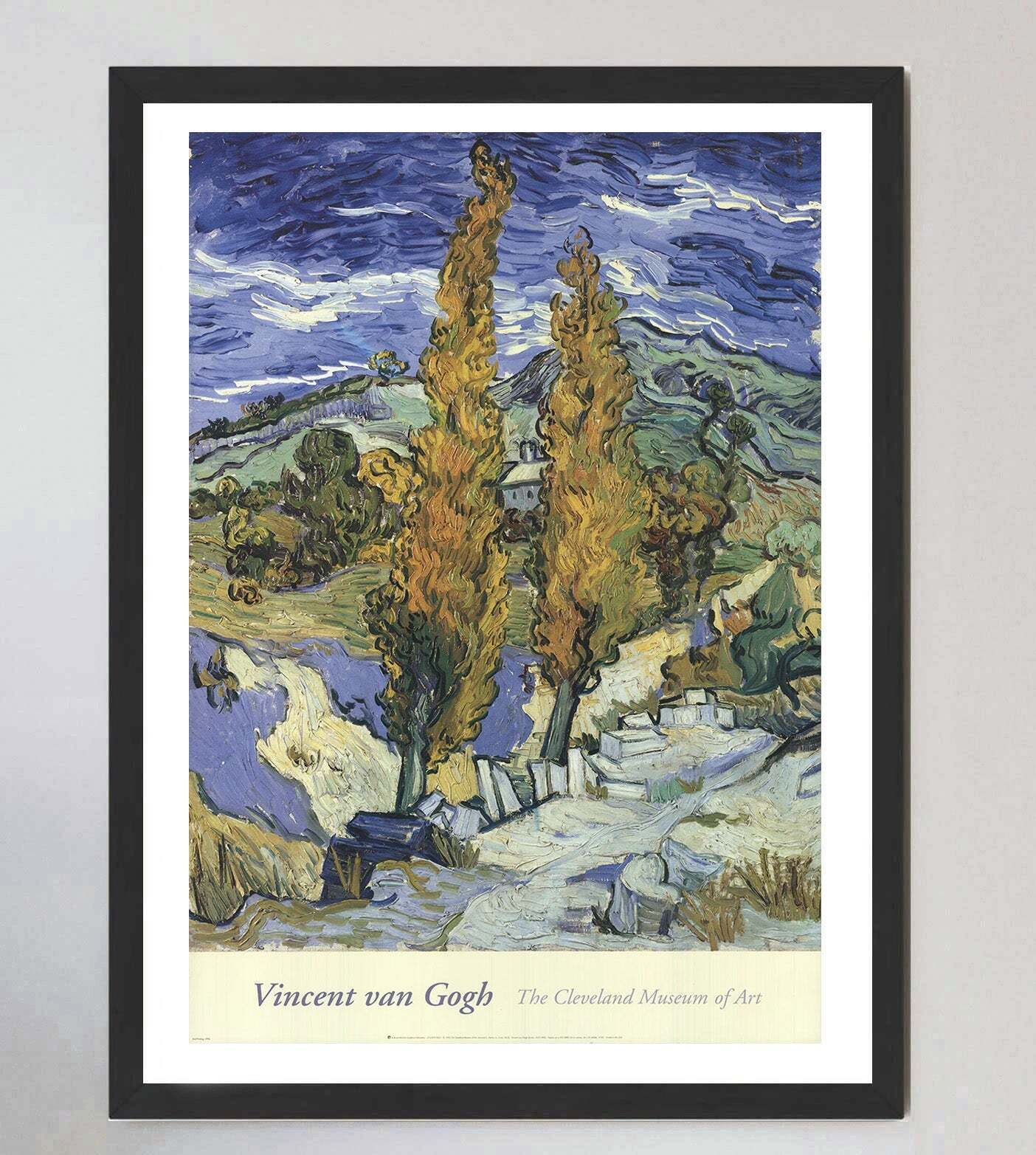 Vincent Van Gogh   Cleveland Museum Of Art  Original Vintage Poster photo furniture