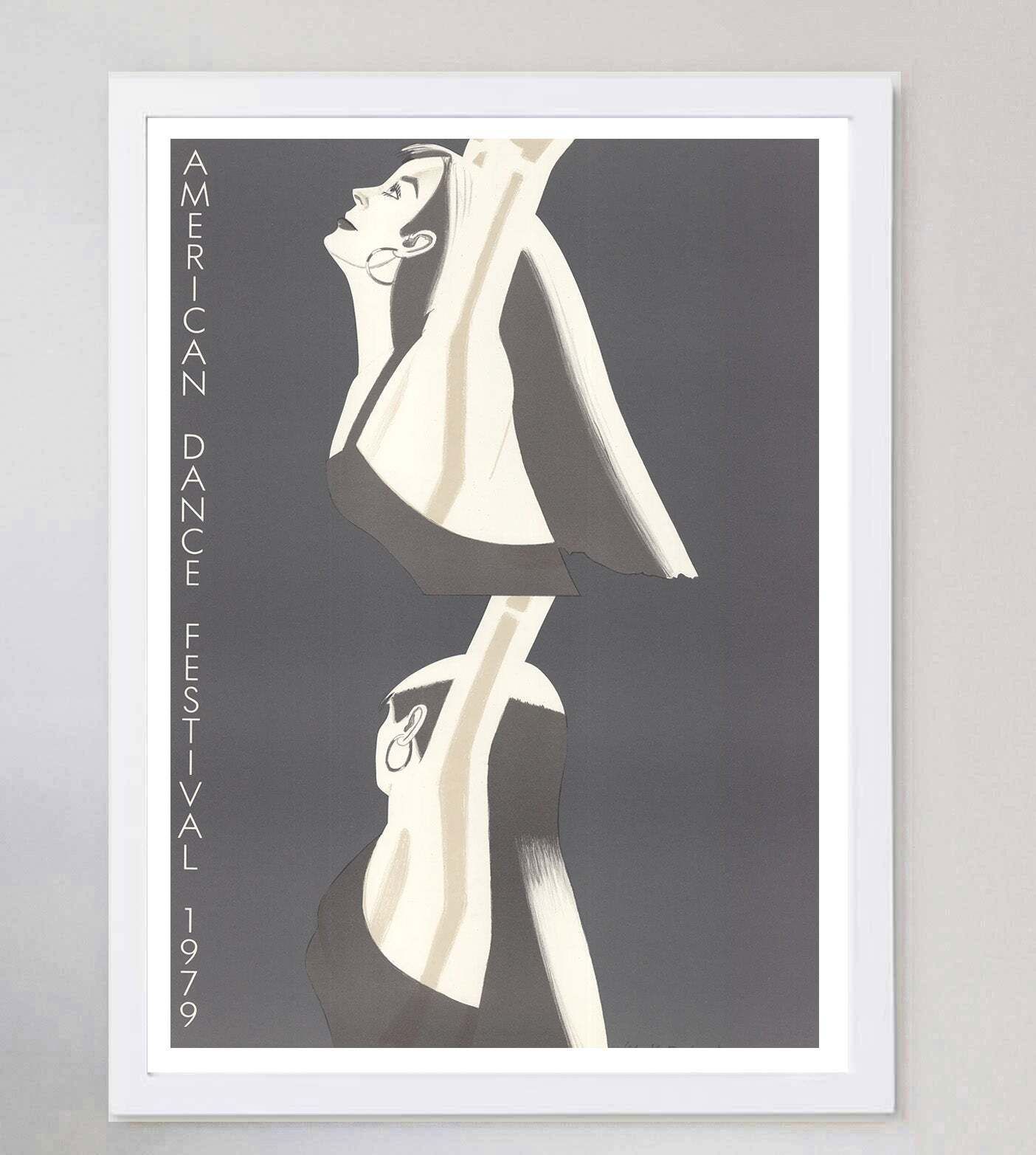 Alex Katz   American Dance Festival 1979 Original Vintage Poster photo for sale