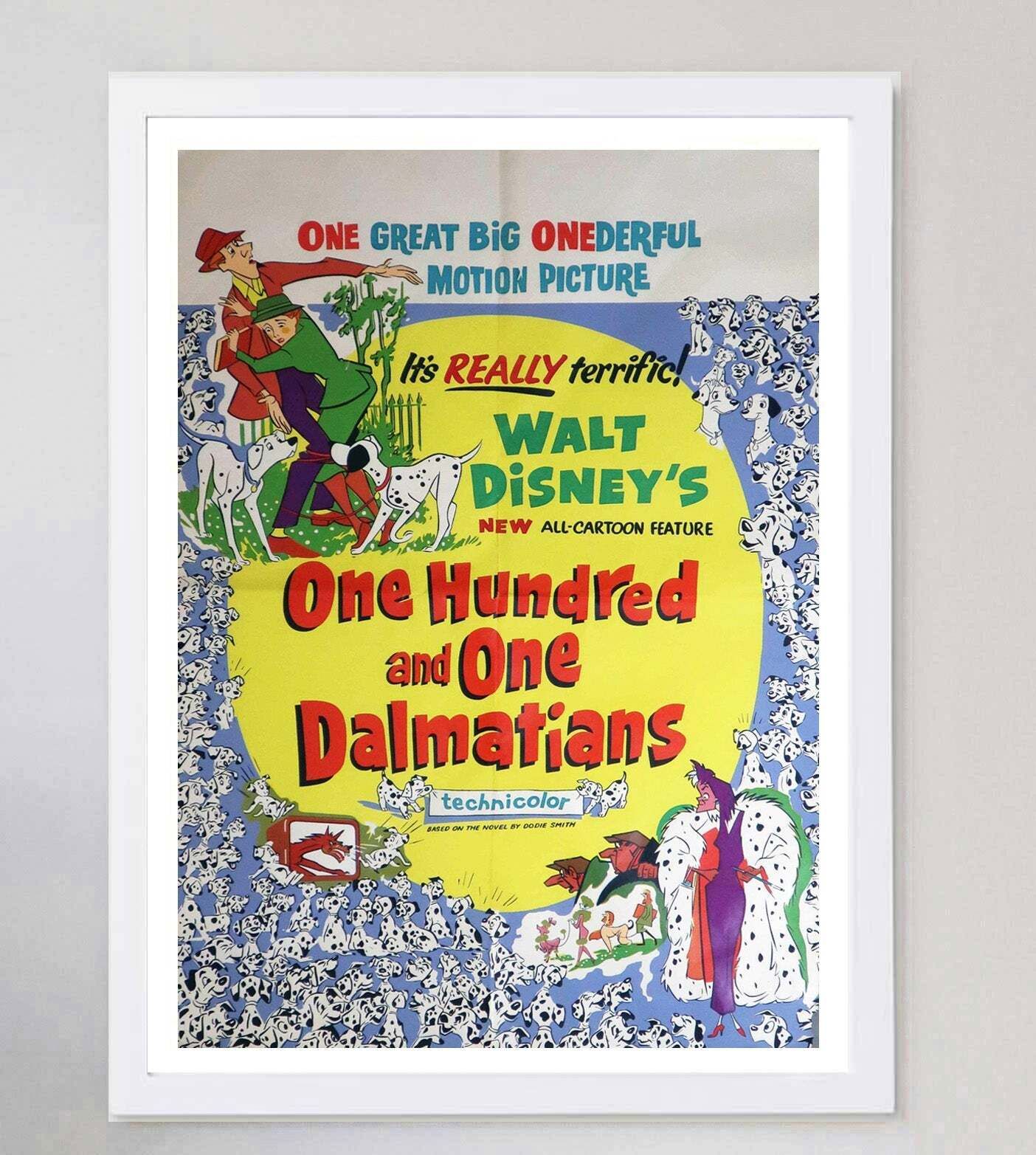 101 Dalmatians Original Vintage Poster photo for sale