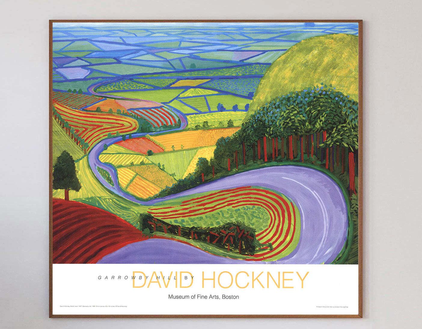 David Hockney   Museum Of Fine Arts Boston , Original Vintage Poster photo 336.0