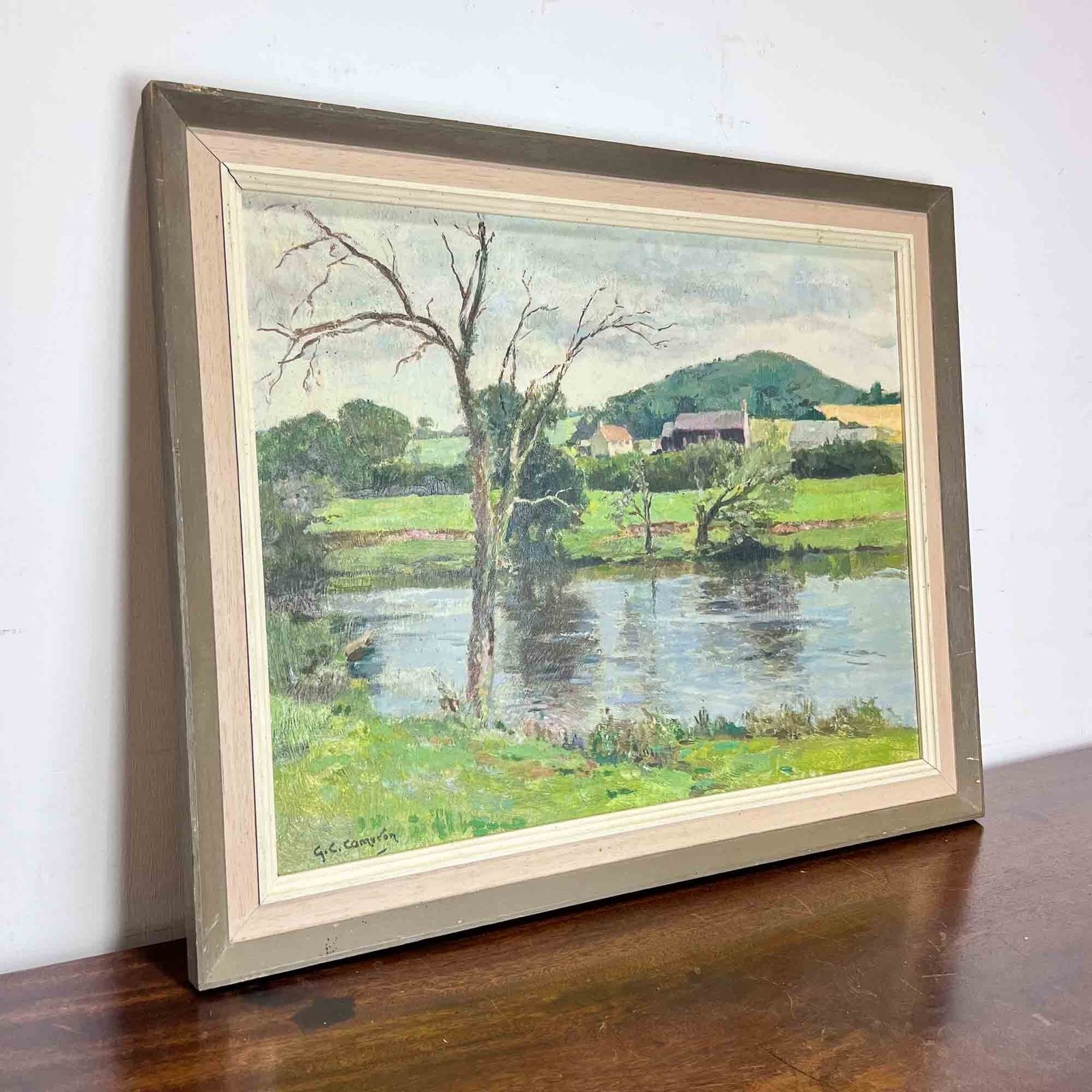 'River Wye, Near Hay On Wye' By G C Cameron photo for sale