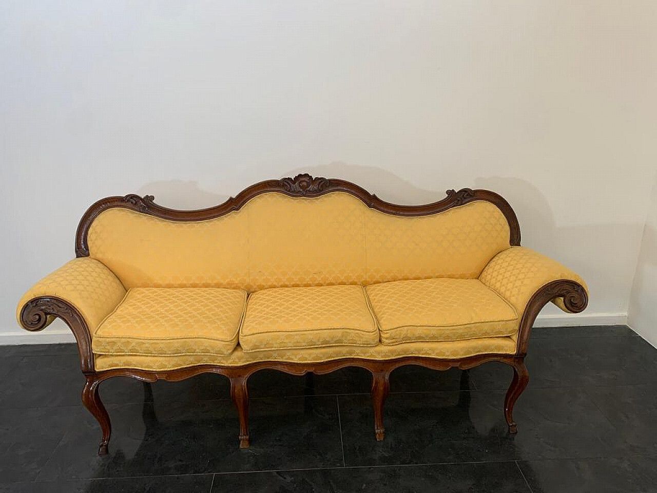Louis XV Style Conversation Sofa, 19th Century photo for sale