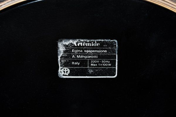 Egina Hanglamp Van Angelo Mangiarotti Voor Artemide, 1979 photo furniture