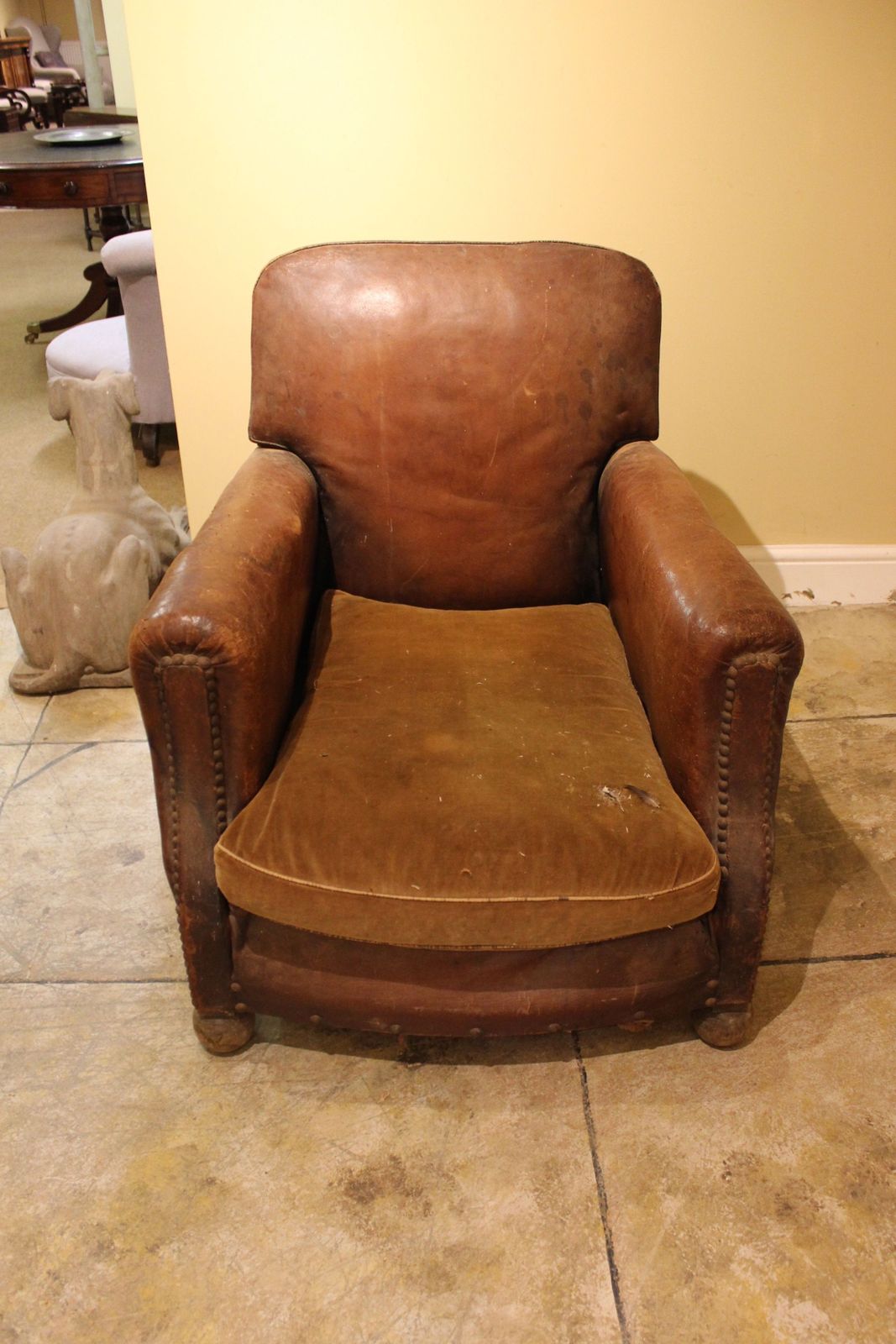 An “In Country House” Condition  Leather Armchair
