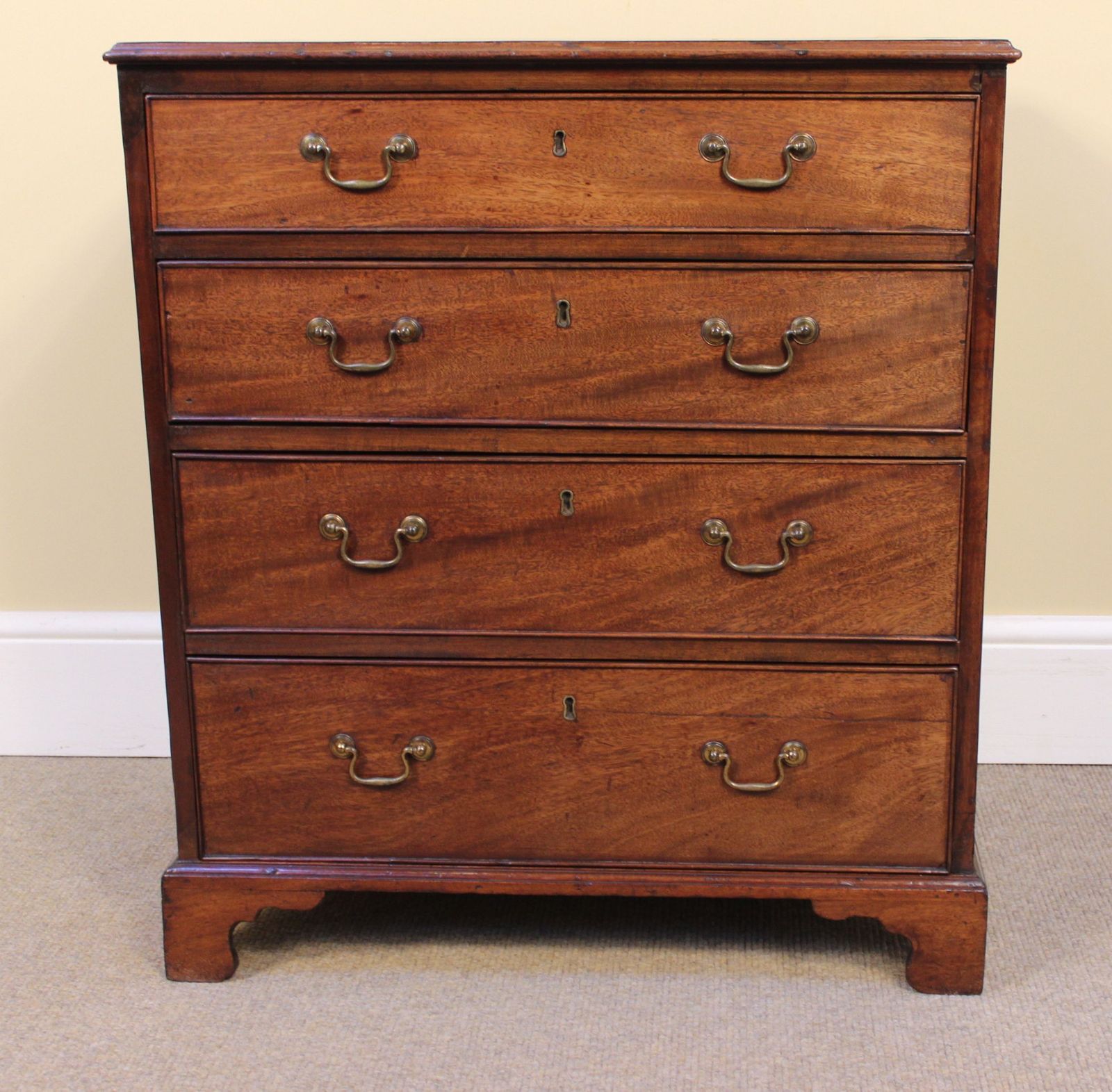 19thc Mahogany Chest Of Drawers