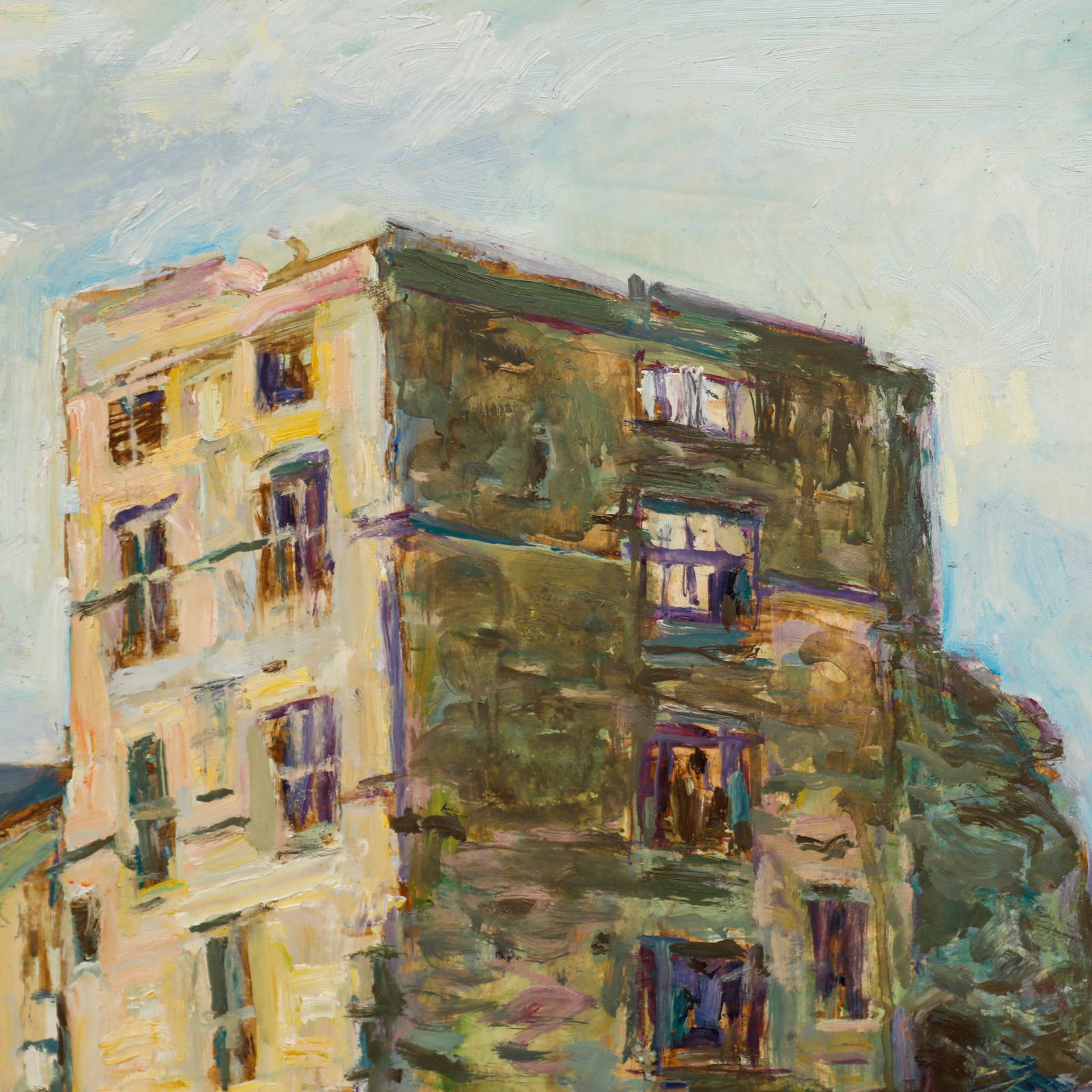 Simon Goldberg (1916 2002) 20th Century Oil, Helmsley Castle photo 209.0