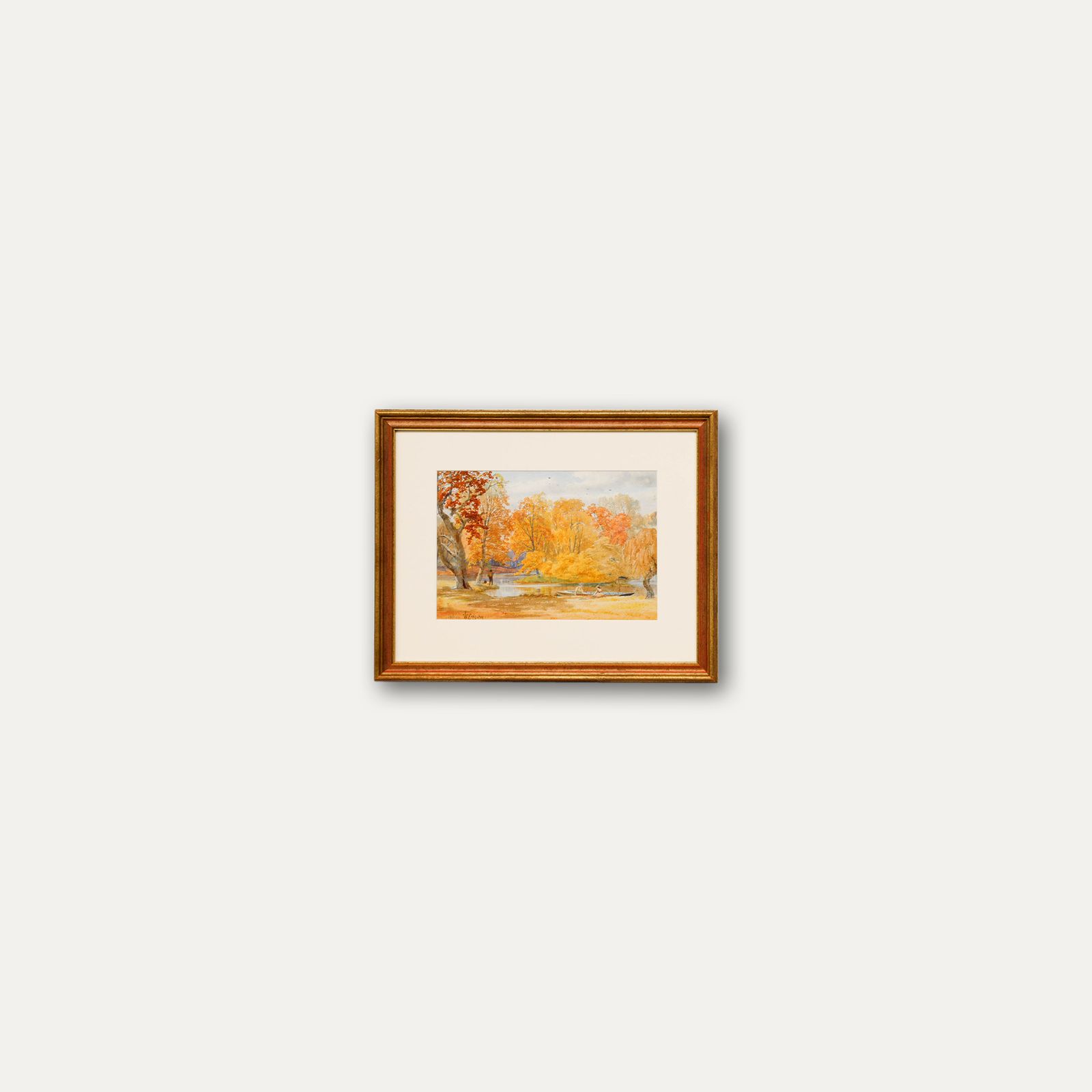 William J. Ferguson (Fl.1849 1886) Framed Watercolour, Autumn Tints photo buy