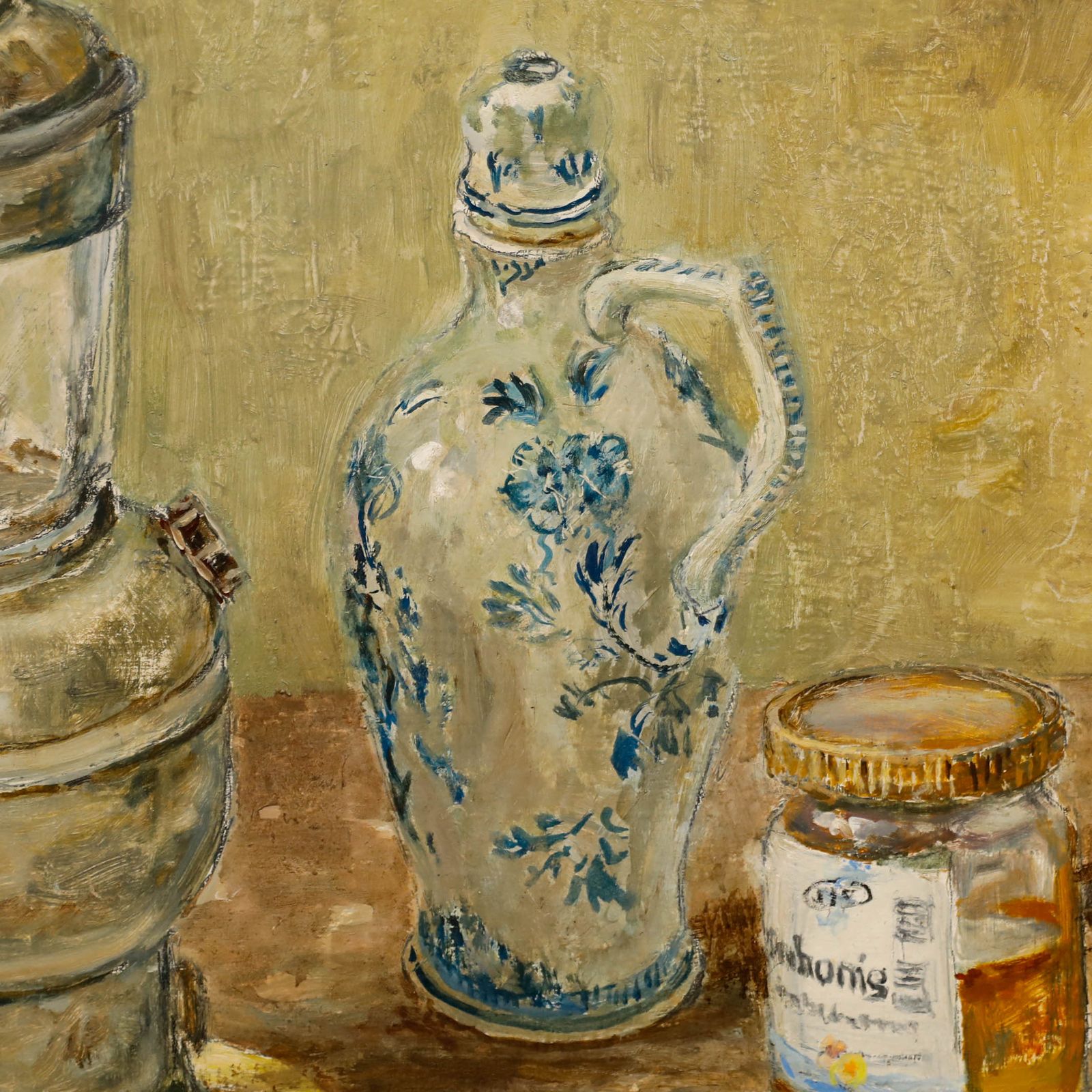 Hanns Rossmanit (1907 2000) Oil, Breakfast Still Life With Samovar & Honey photo 396.0