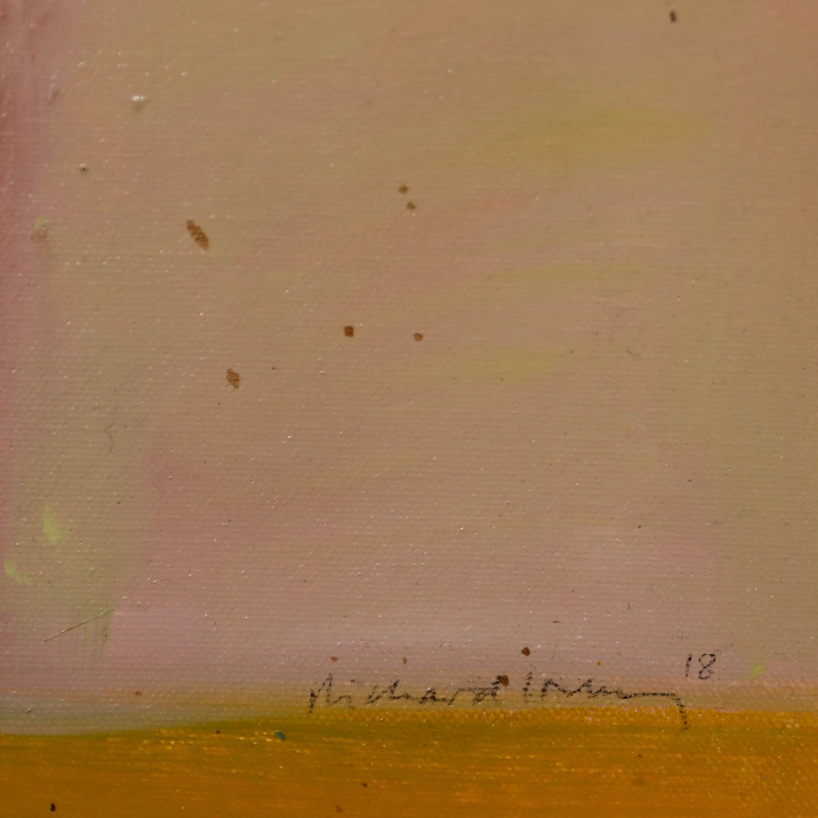 Richard J.S. Young Contemporary Oil, Town Traffic photo Art