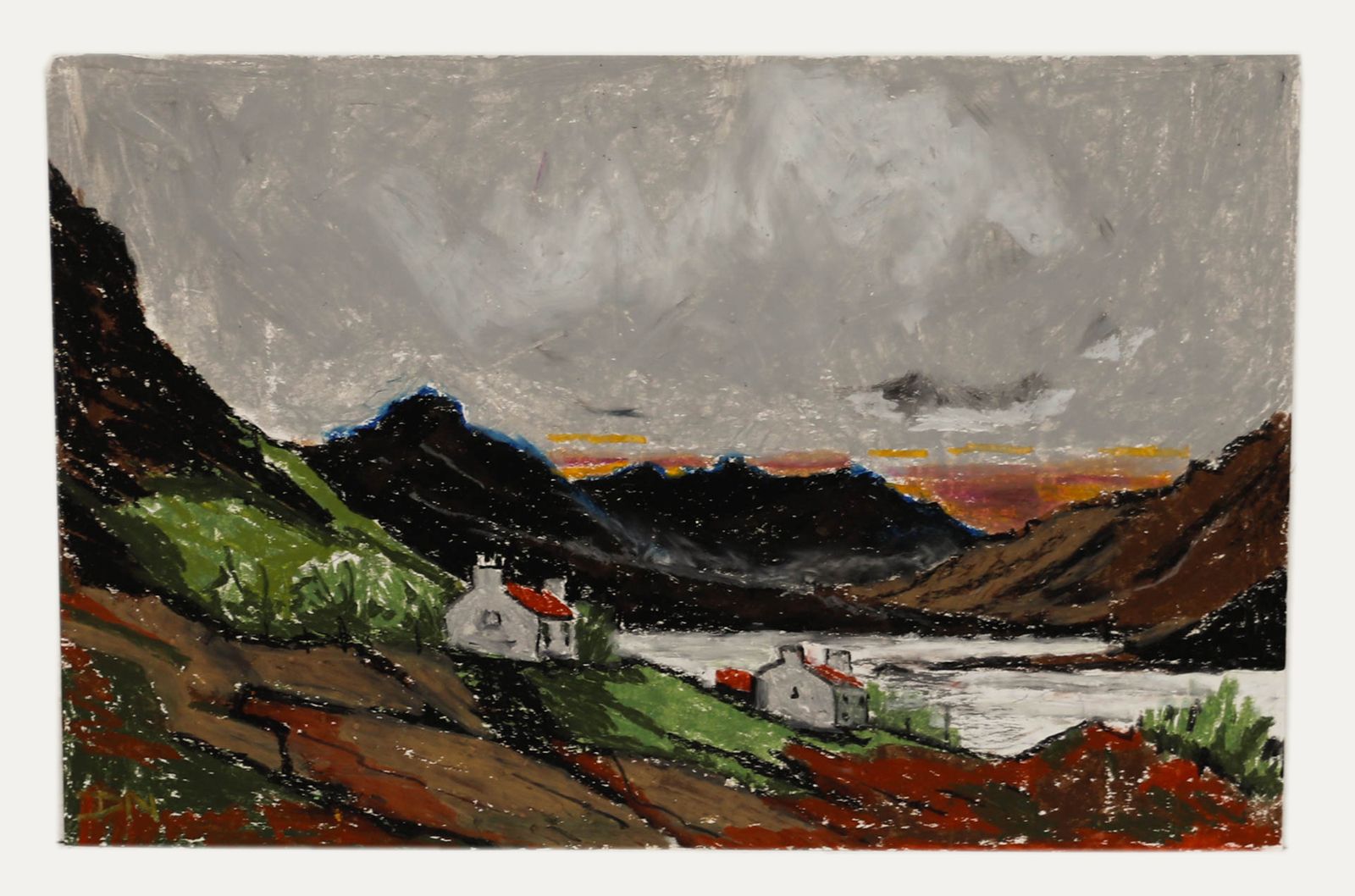 Daniel Nichols Contemporary Pastel, Life By The Loch photo furniture