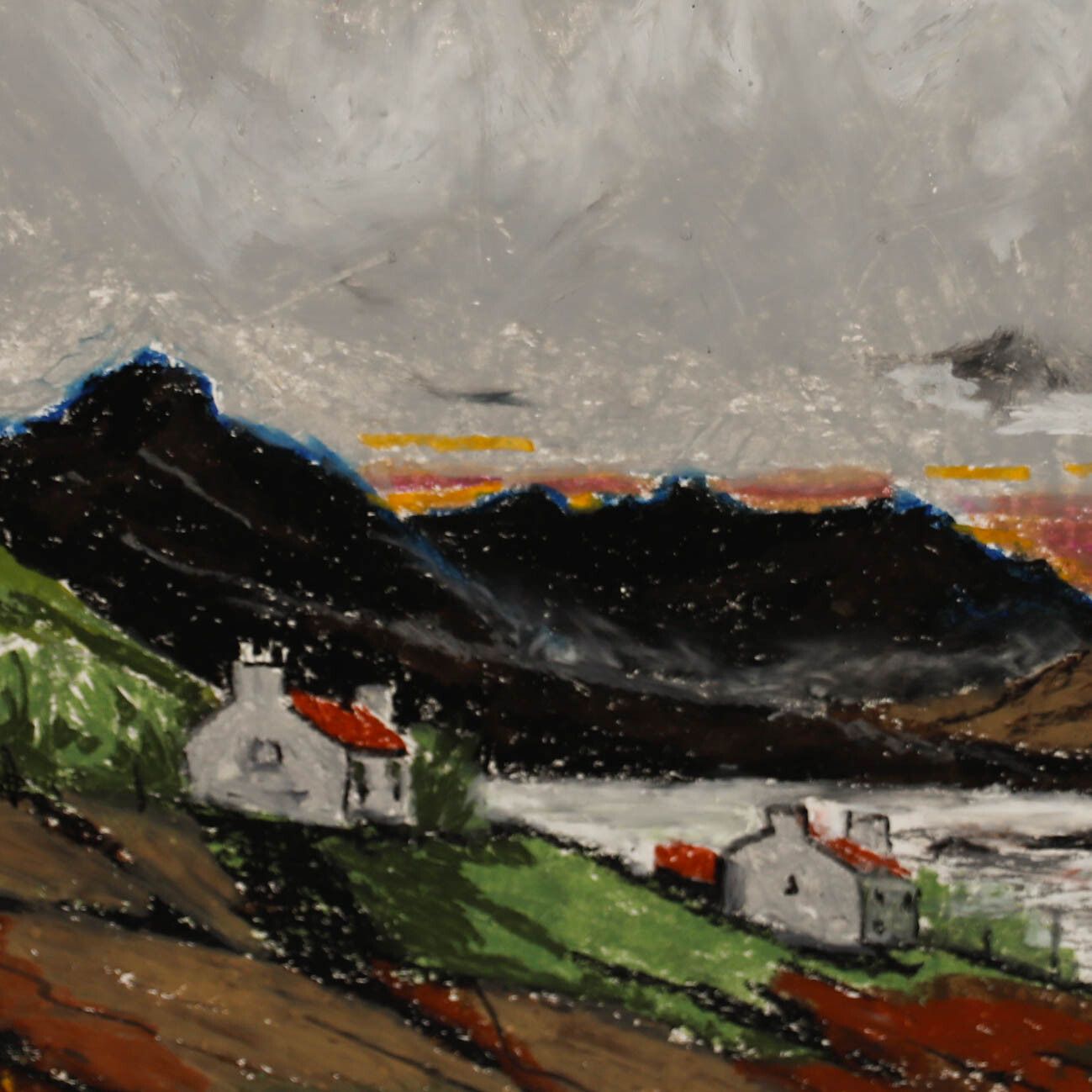 Daniel Nichols Contemporary Pastel, Life By The Loch photo Art
