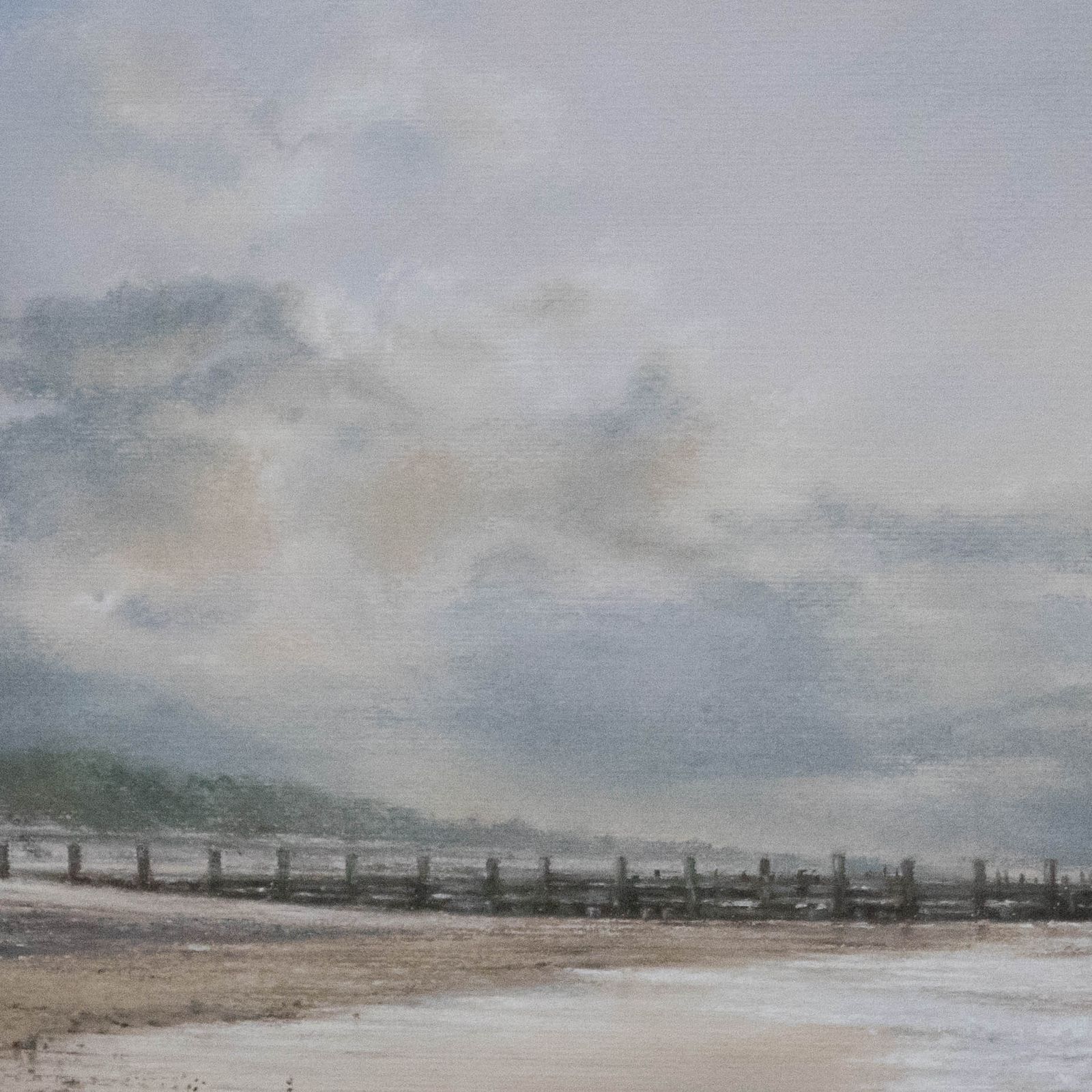 Christopher Stolworthy Framed Contemporary Pastel, Sun On The Shoreline photo Art