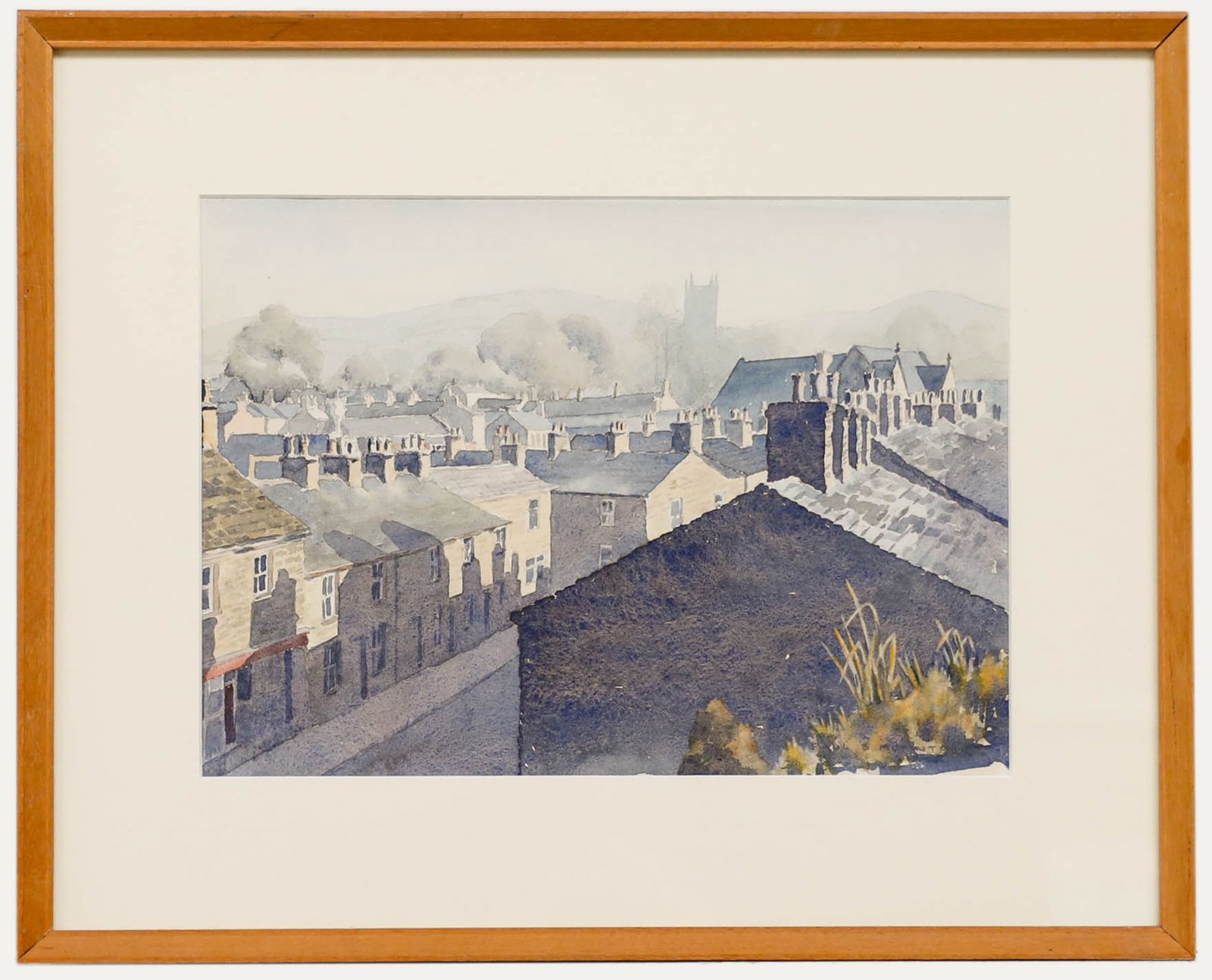 Paul B. Mountford Framed 20th Century Watercolour, Above Water Street