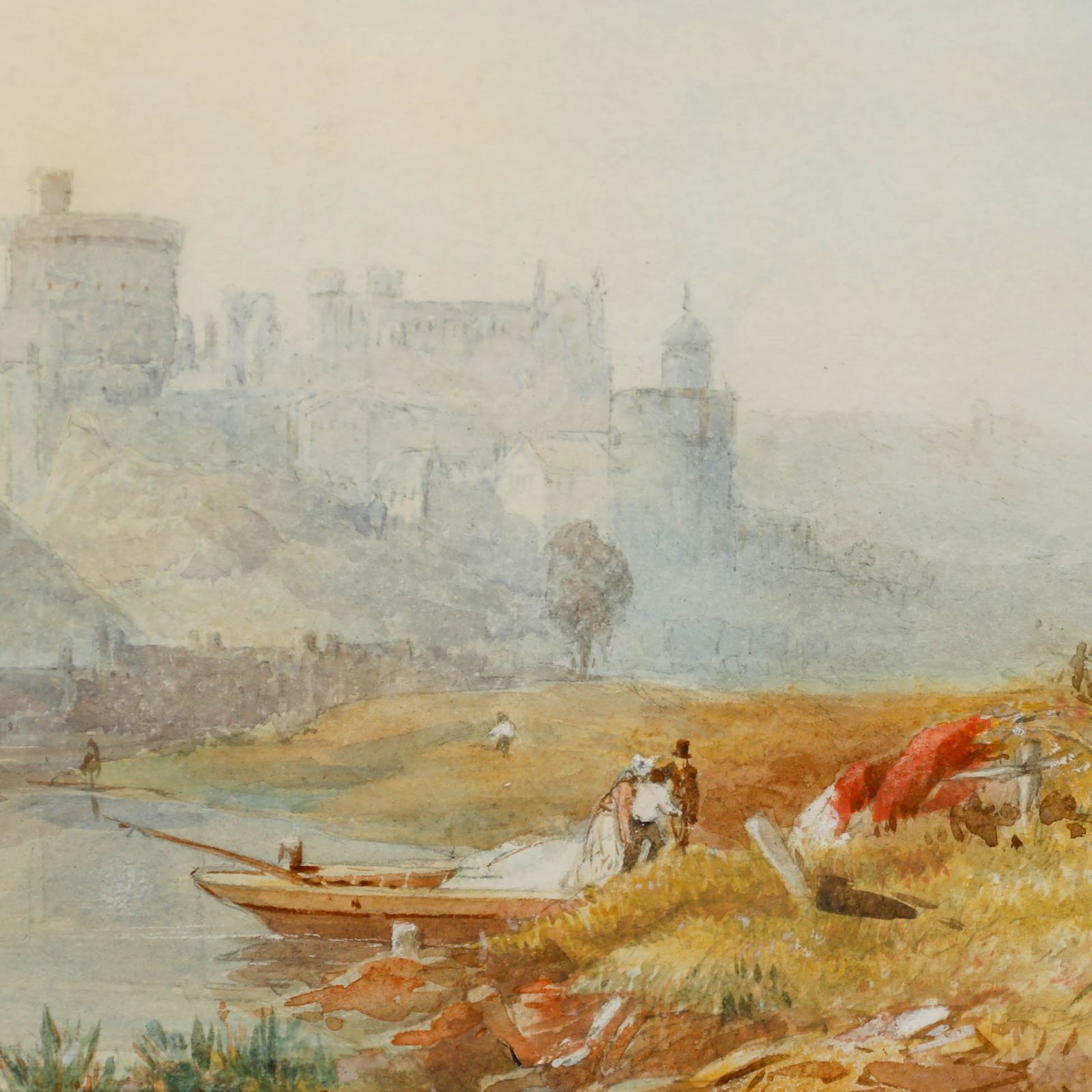 Attrib. James Baker Pyne (1800 1870) 1936 Watercolour, Windsor Castle photo 287.0