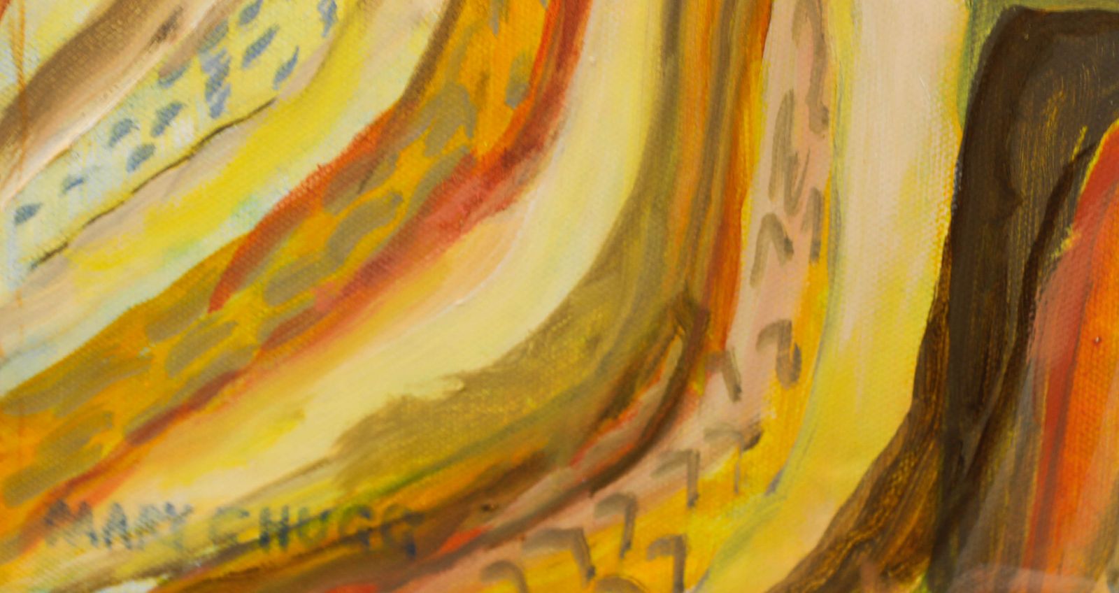 Mary Chugg (1935 2024) Contemporary Oil, Reclining Nude photo 215.0