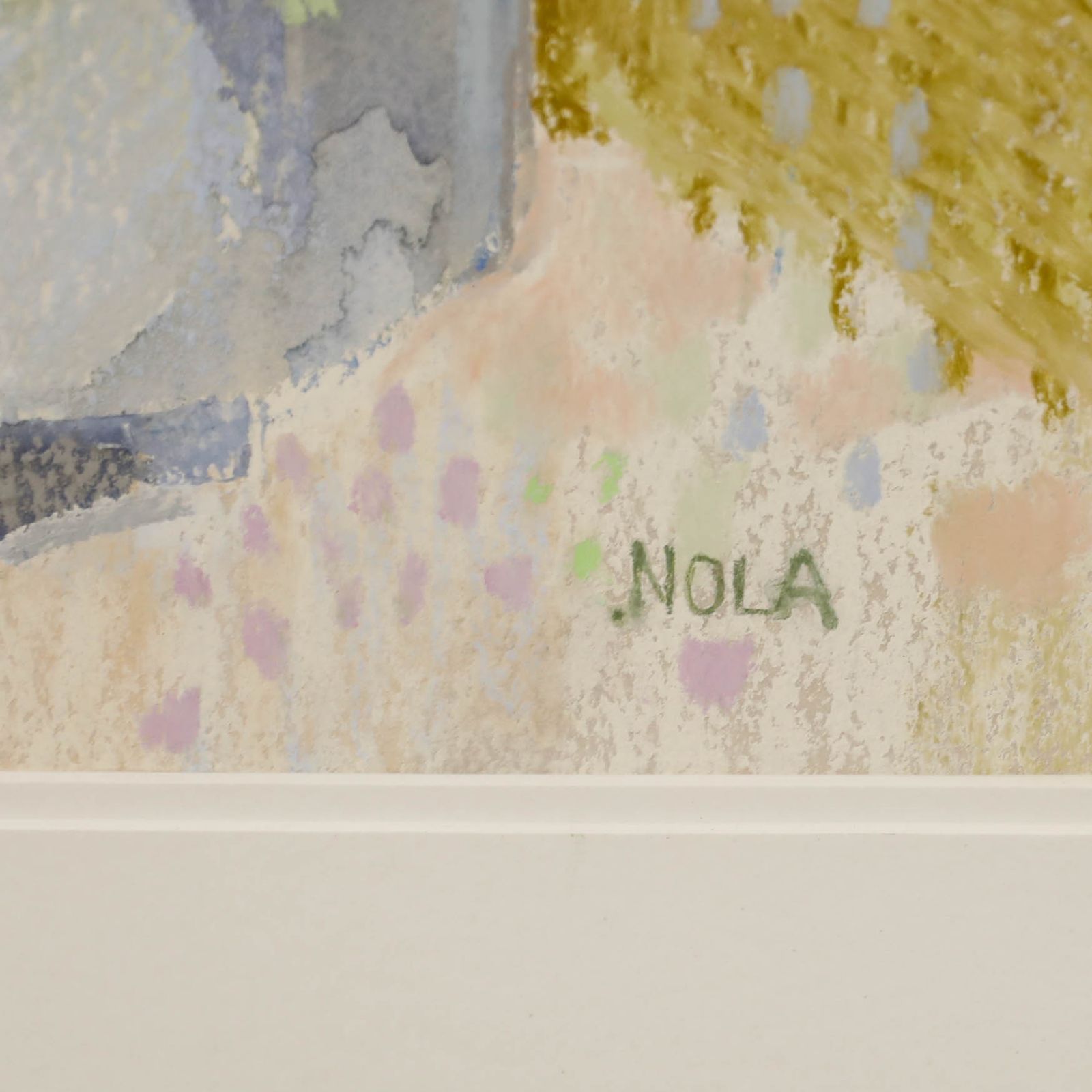 Nola Armstrong 20th Century Mixed Media, Pansies photo vinterior