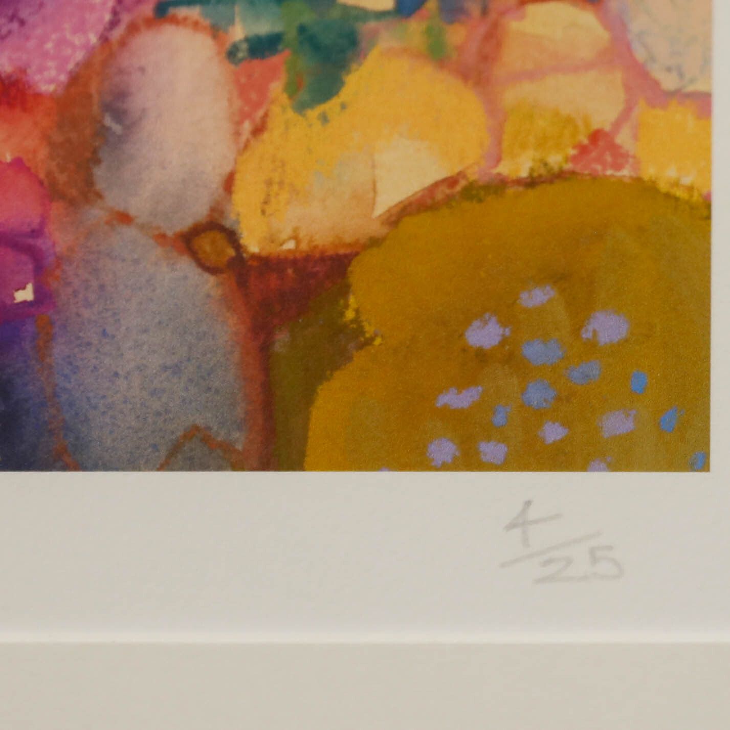 Nola Armstrong 20th Century Giclee, Flowers On Copper Mountain photo Art