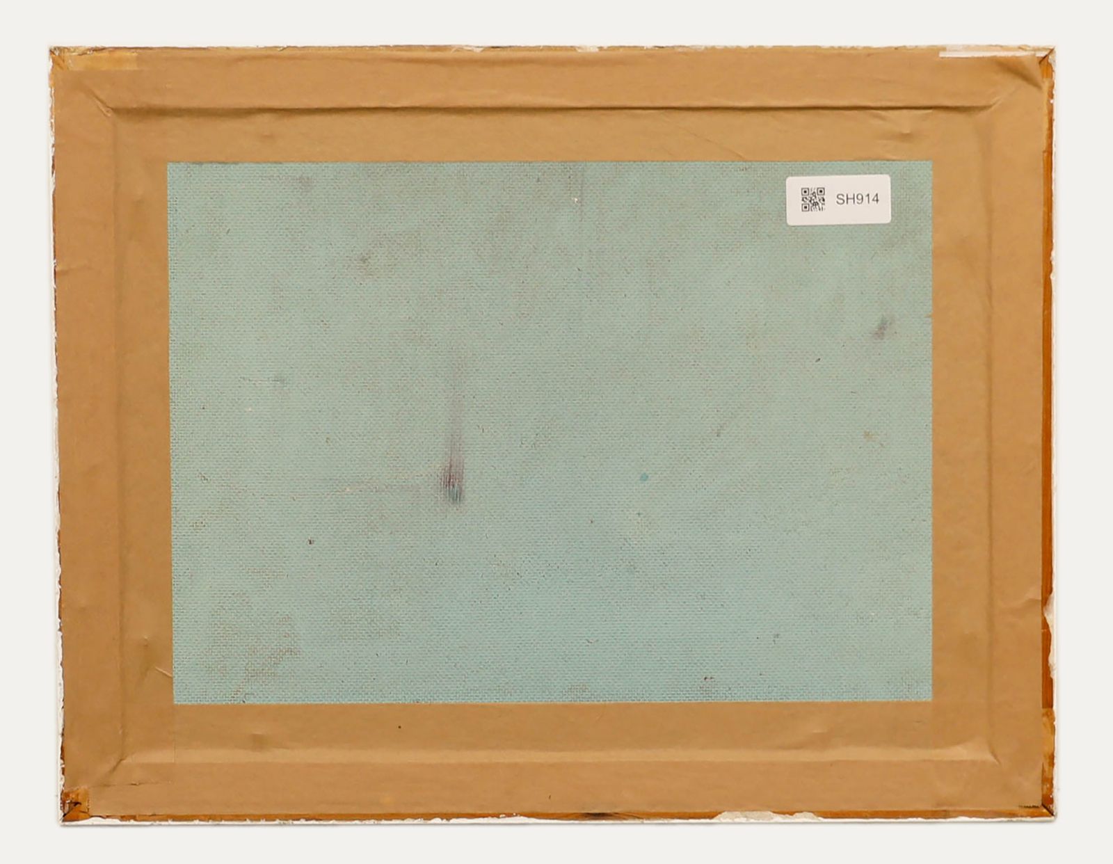 Framed 20th Century Oil Bobbing Boats photo for sale