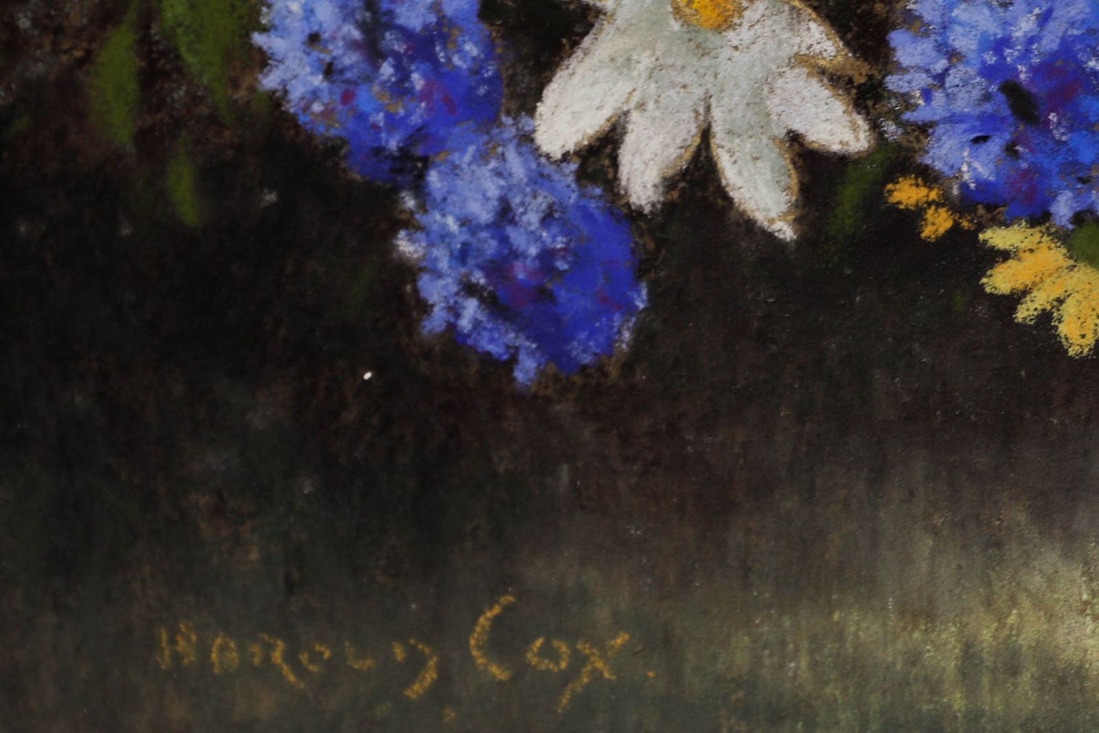 Harold Cox  20th Century Pastel, Autumnal Bouquet photo vinterior