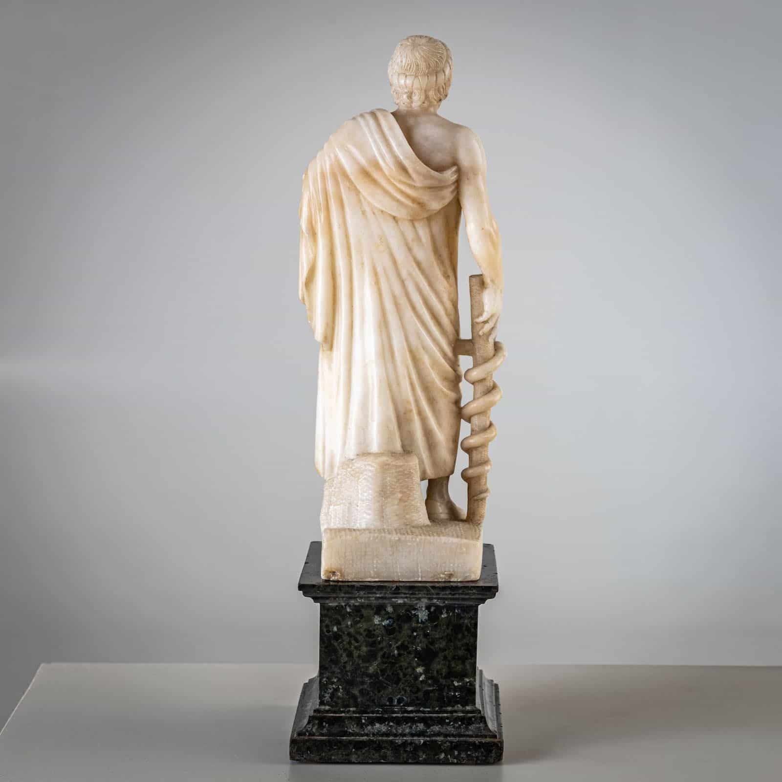 Pair Of White Alabaster Sculptures, 2nd Half 19th Century photo vinterior