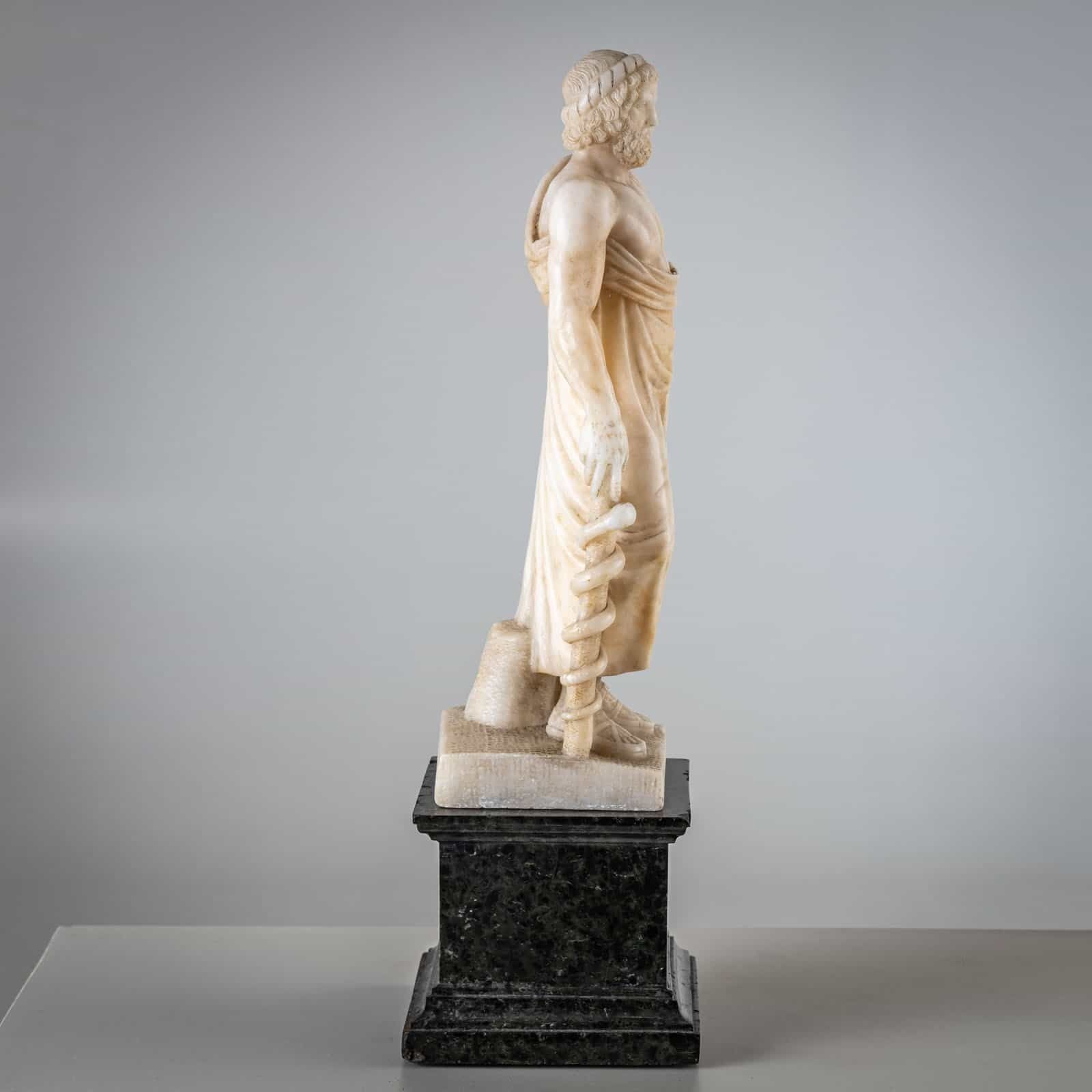 Pair Of White Alabaster Sculptures, 2nd Half 19th Century photo buy