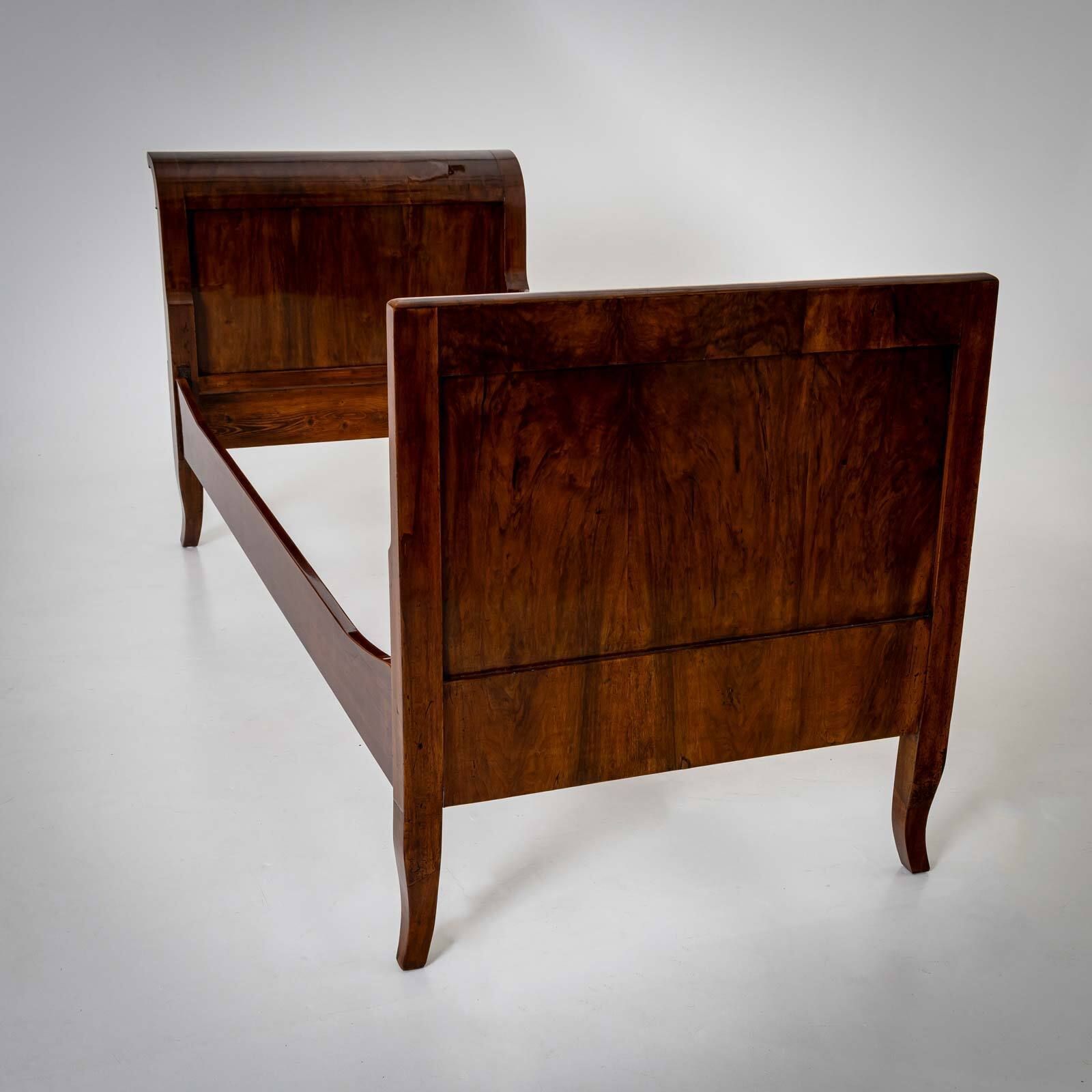 photo vintage Pair Of Viennese Empire Beds, Early 19th Century