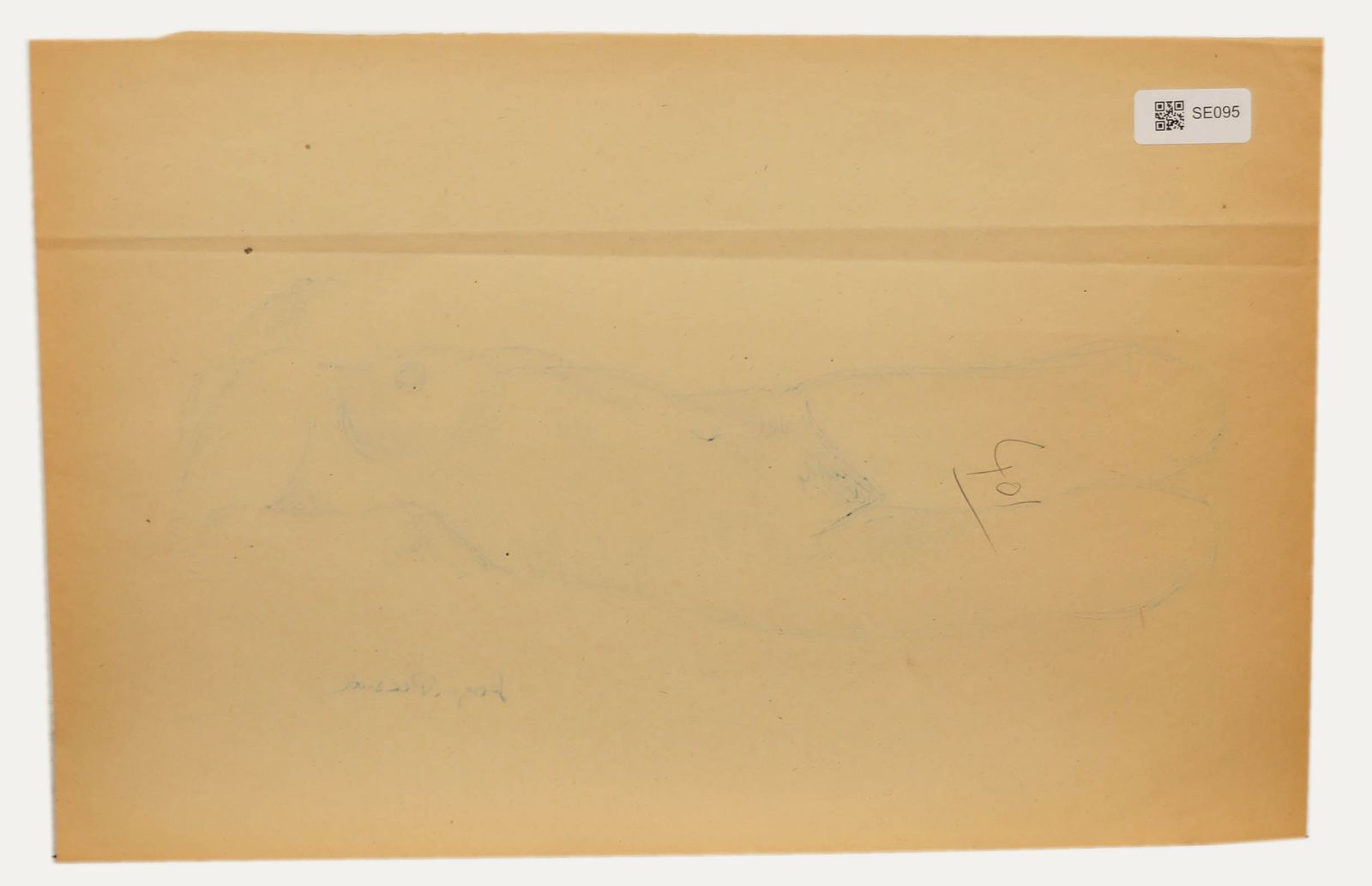 Georges Pacouil (1903 1996) Mid 20th Century India Ink, Reclining Nude IV photo for sale