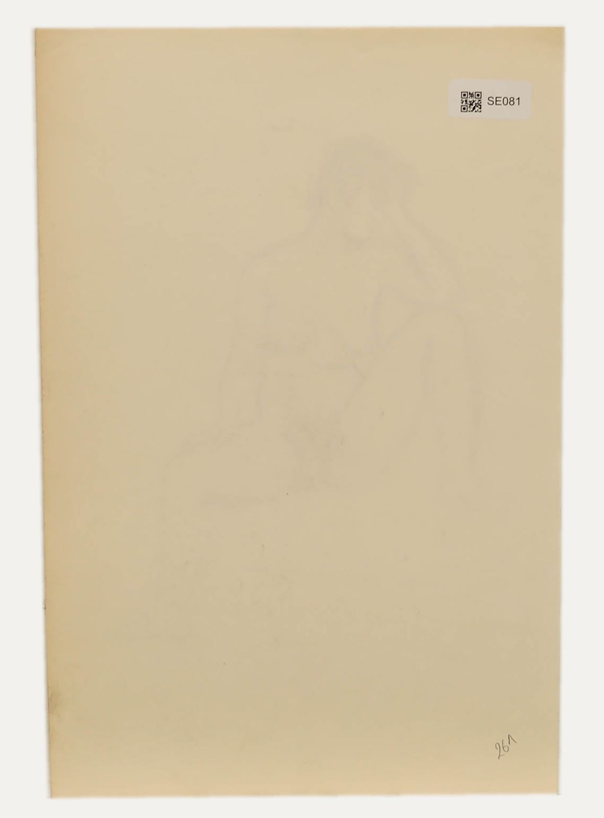 Georges Pacouil (1903 1996) Mid 20th Century Charcoal Drawing, Nude Study photo for sale