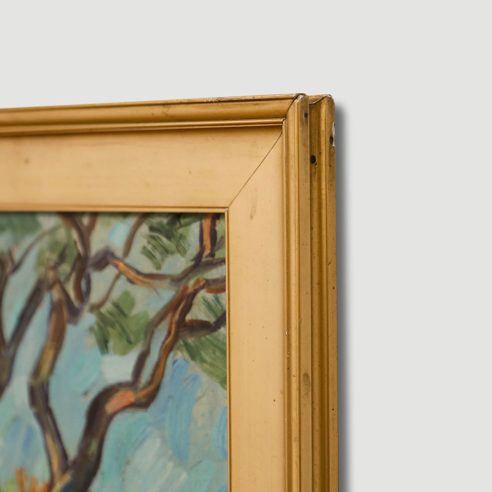 Robert Lemercier (1890 1980) Framed Mid 20th Century Oil, Crooked Pine photo 205.0