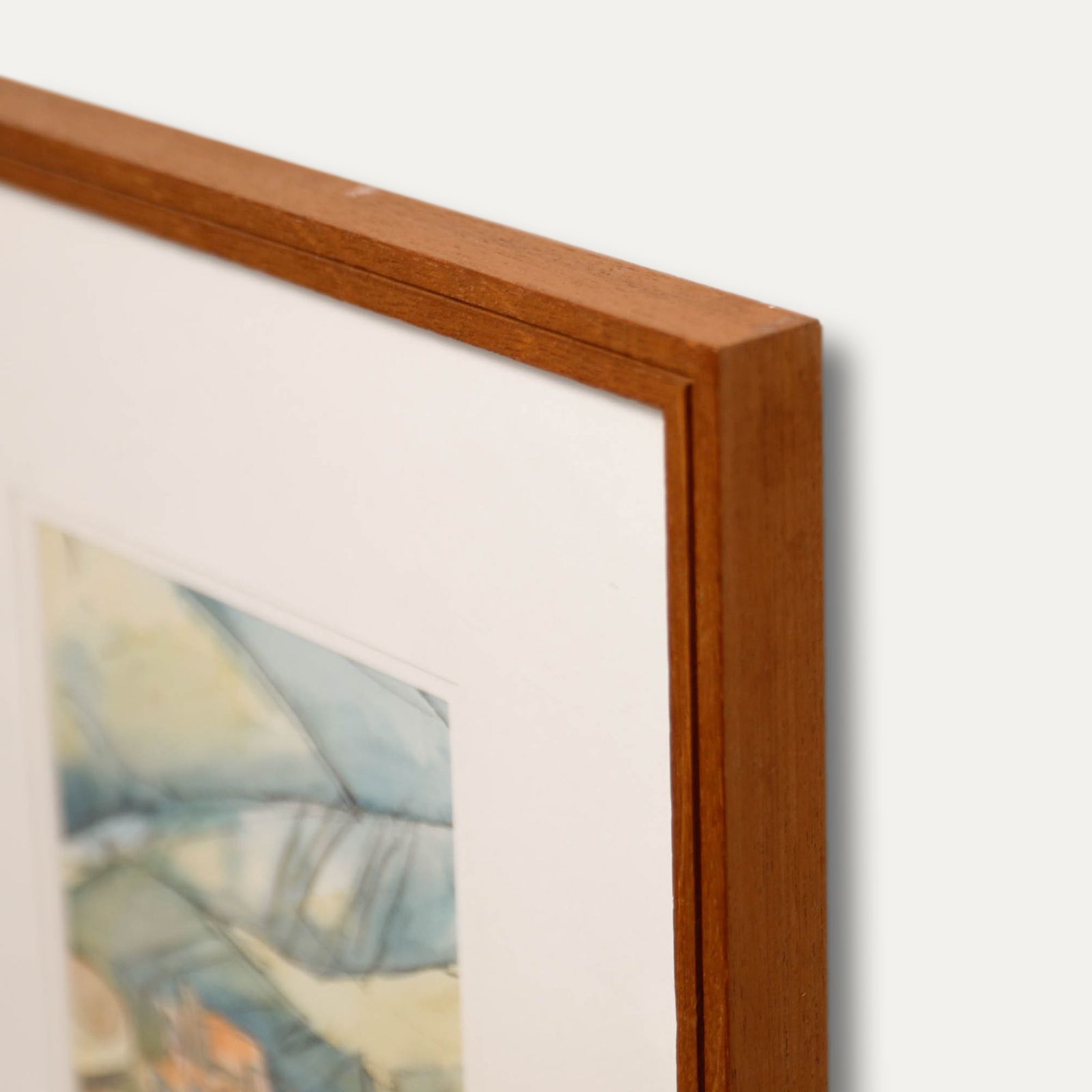 A. Nicholson Framed Contemporary Watercolour, Castello Di Santa Giuliana photo 100.0