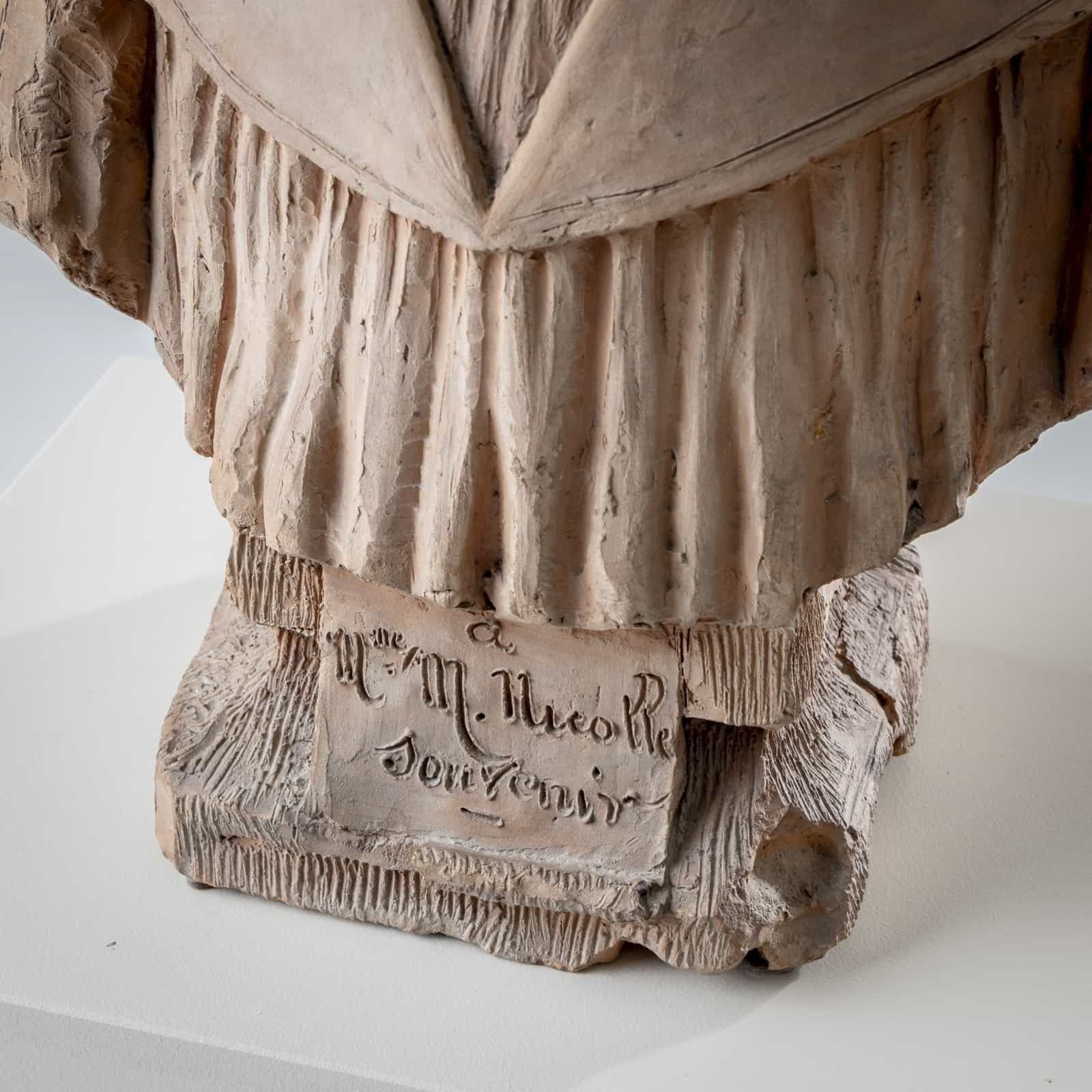 Bust Of A Boy In Terracotta, Signed H.M. Becoré, France, 2nd Half Of The 19th Century photo vinterior