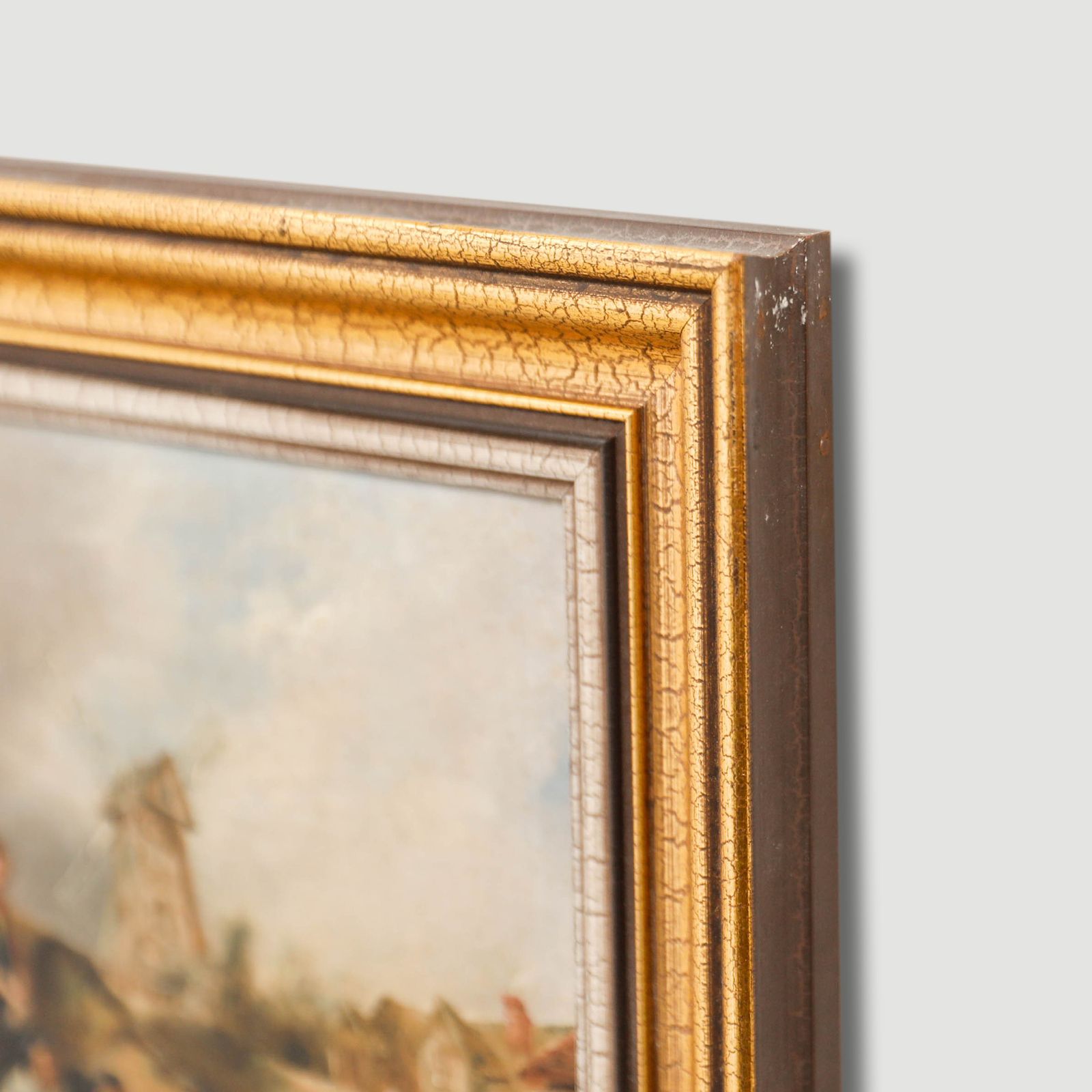 English School 19th Century Oil Enjoying The River photo 358.0