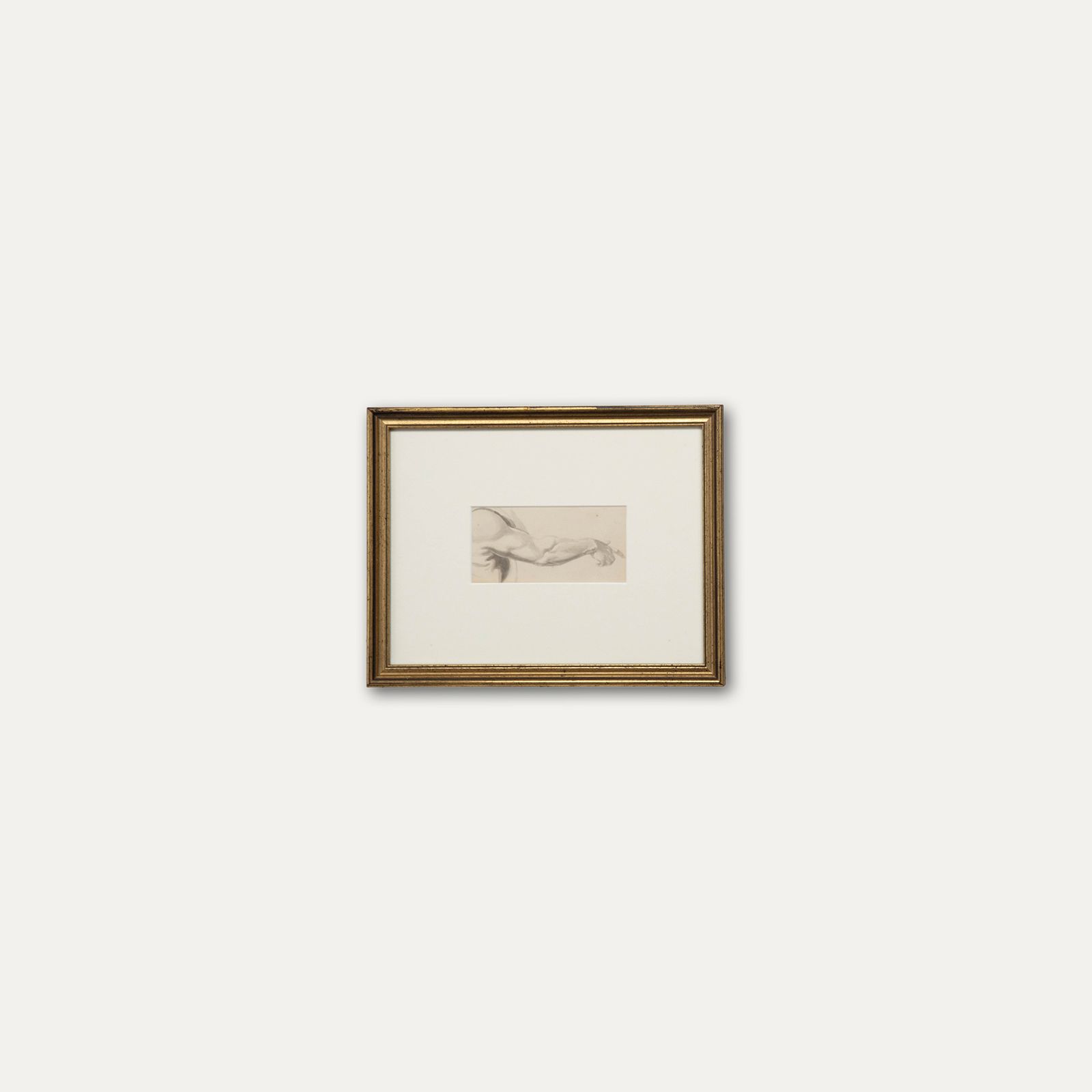 Framed 19th Century Watercolour Anatomical Study Of An Arm photo vinterior
