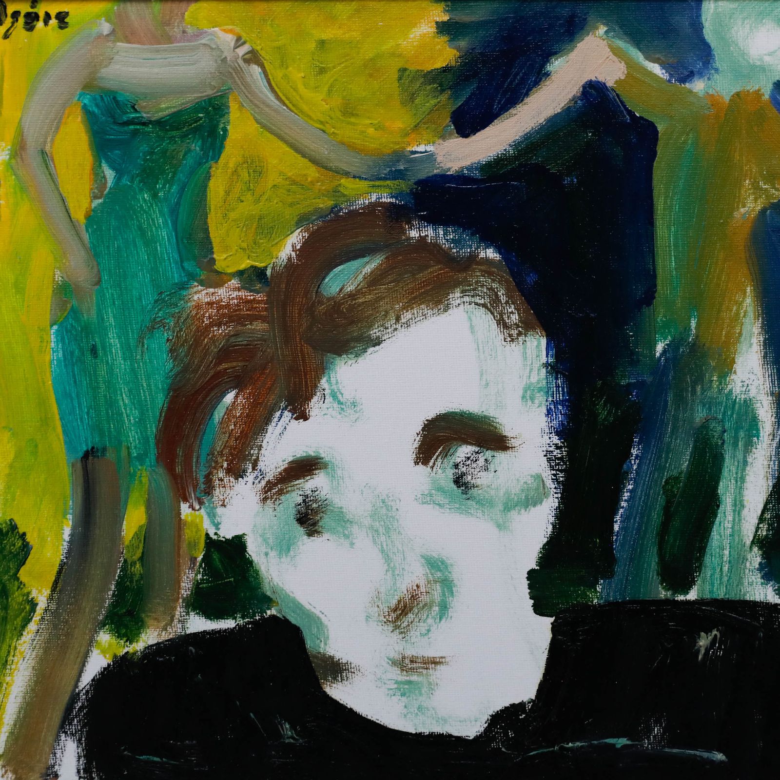 Paul W. Ozere Contemporary Oil, The Third Wheel photo Art