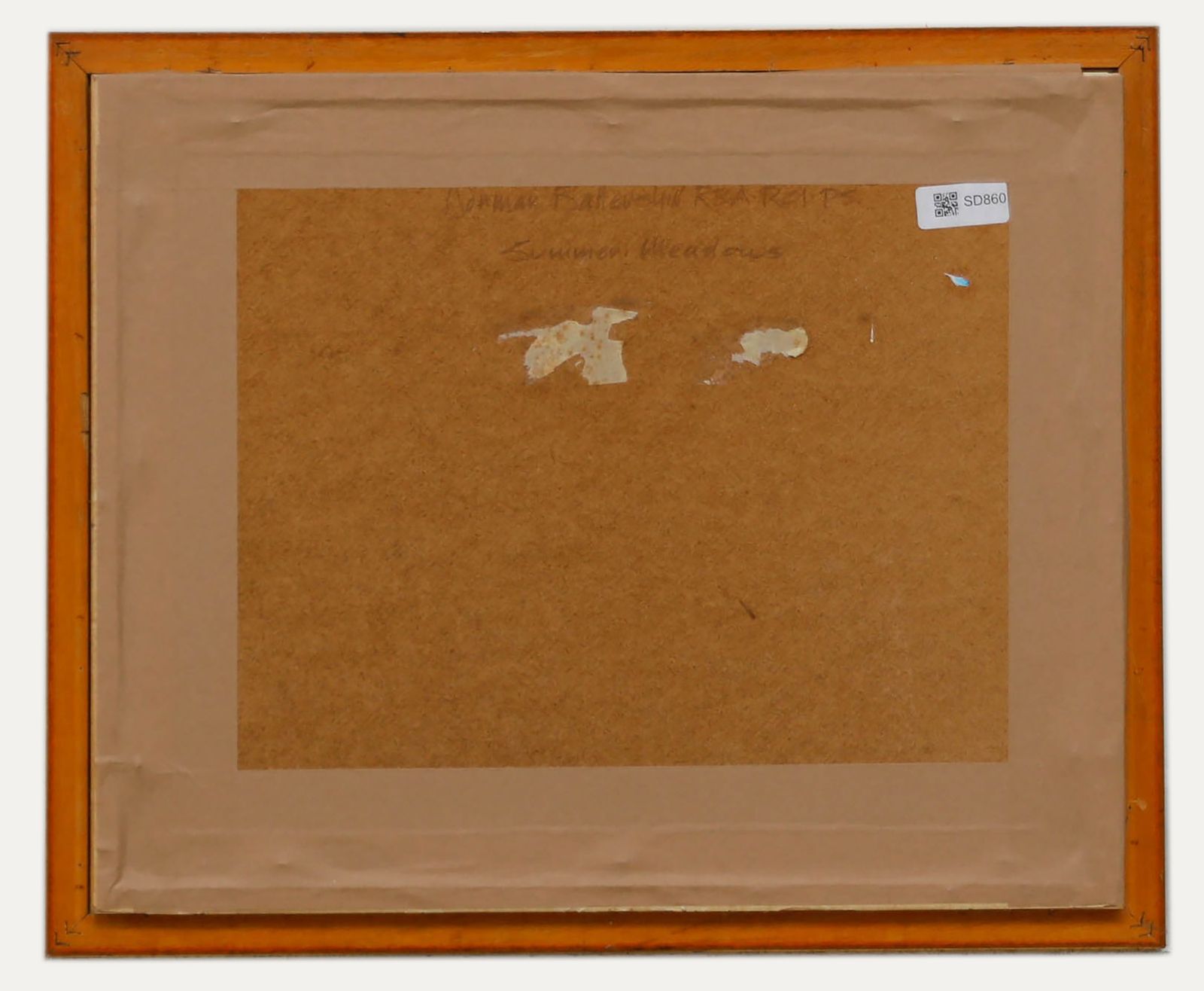 Norman Battershill Rba Roi (1922 2010) Framed Pastel, Summer Meadows photo for sale